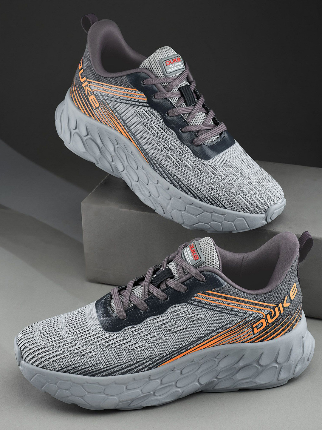 Duke Men Hexa Boost Textile Walking Shoes