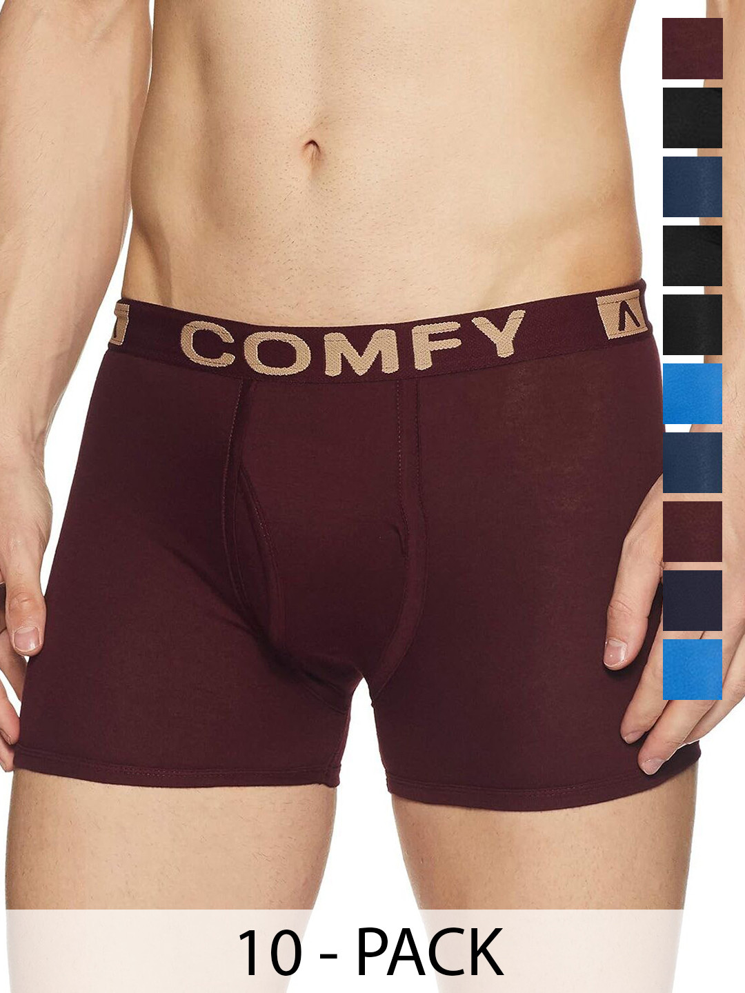 AMUL COMFY Pack Of 10 Assorted Trunk