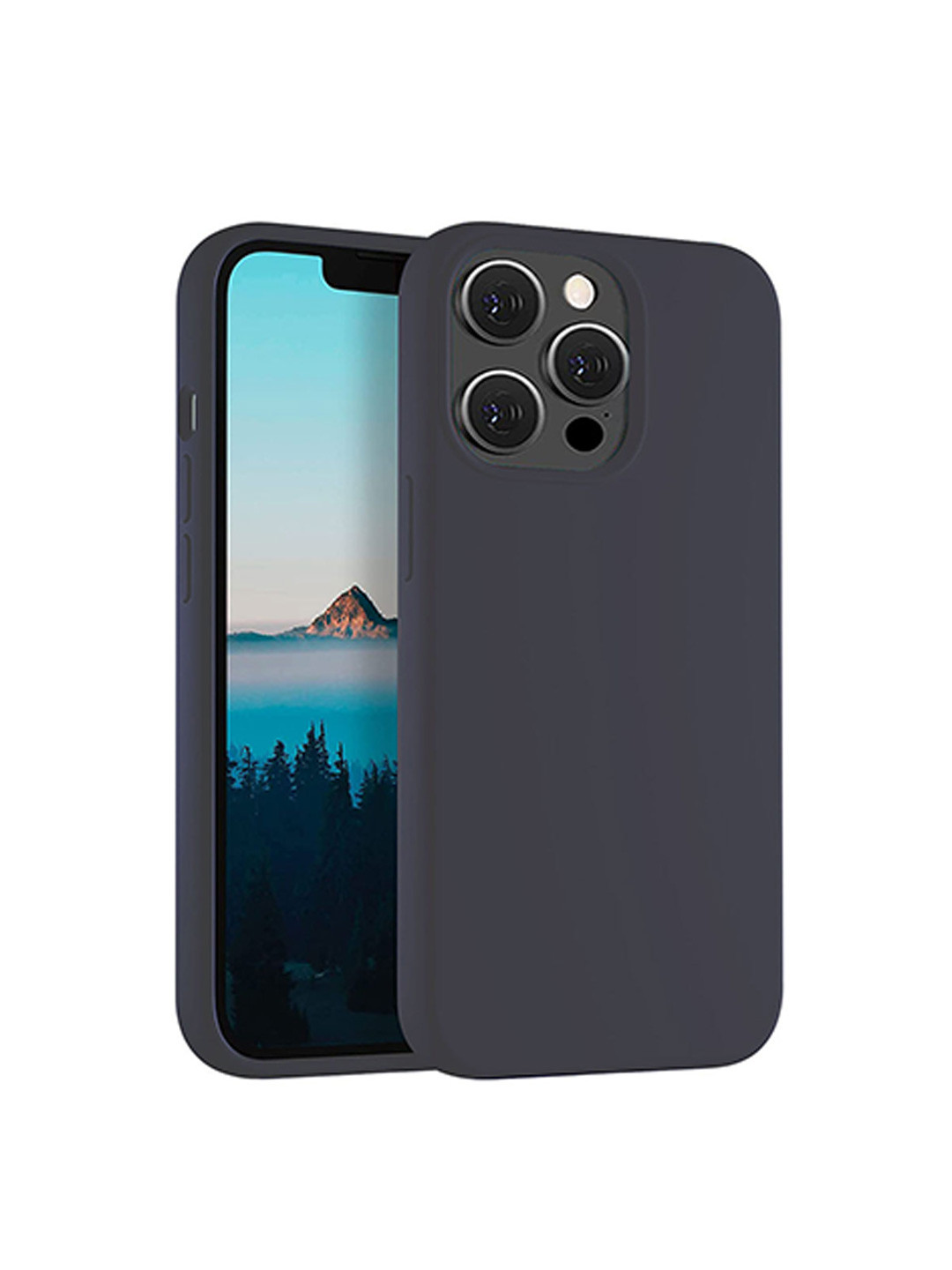 LIRAMARK Liquid Silicone Soft Back Cover Case for Apple iPhone 12 Pro