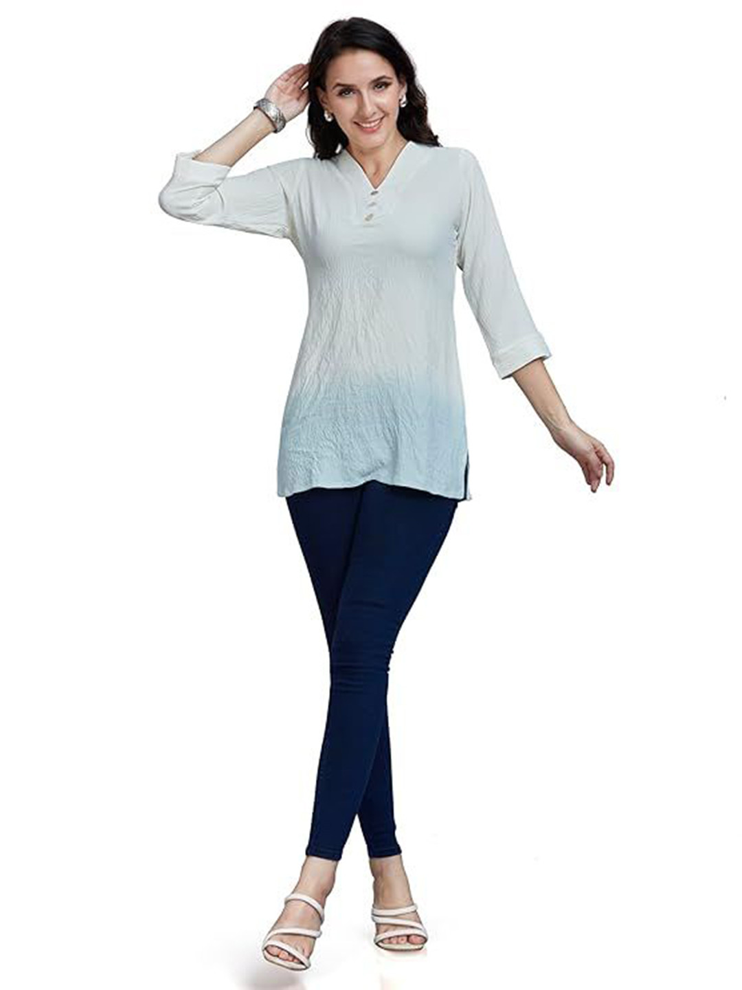 Nioni Women Cotton Tie and Dye Tunic