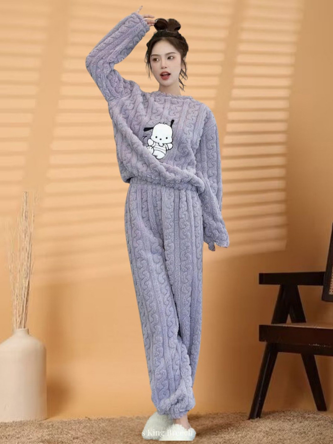 POLLOLOCO Graphic Printed Night suit