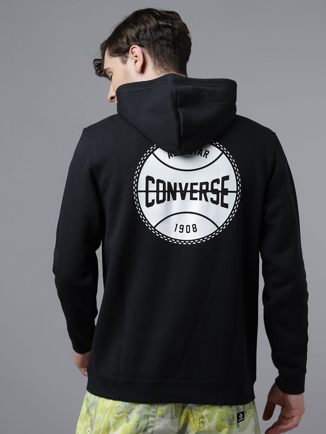 Converse Men Retro Hoops Hooded Sweatshirt