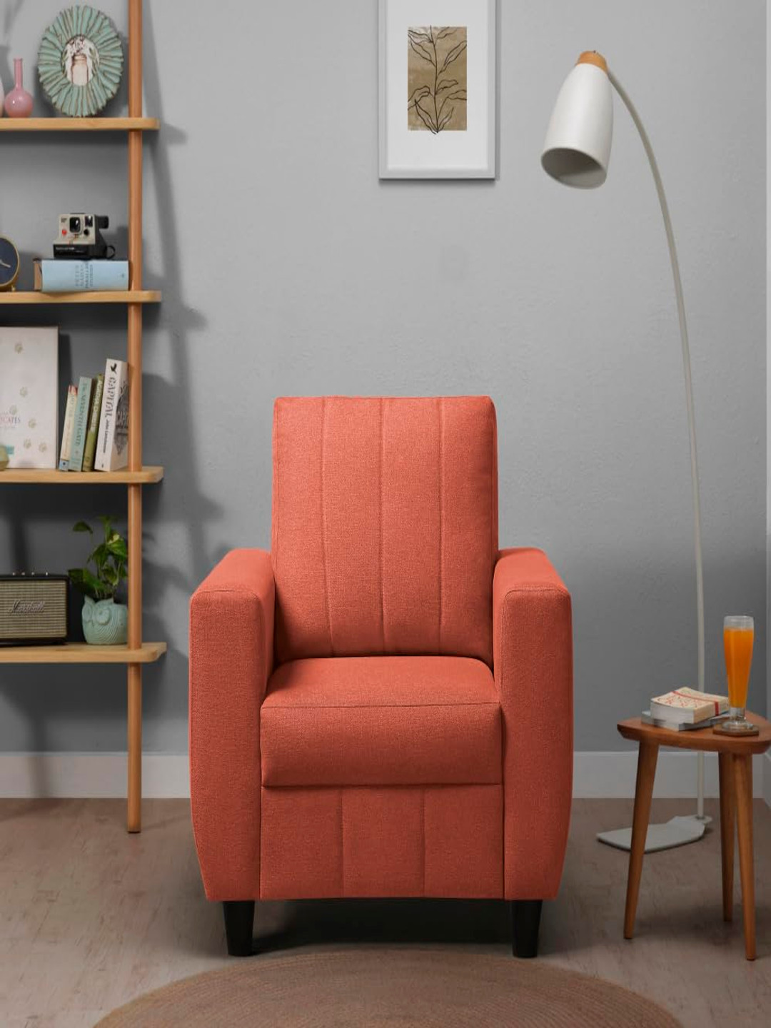 Sleepyhead Bae 1 Seater Sofa Fabric Ember Orange