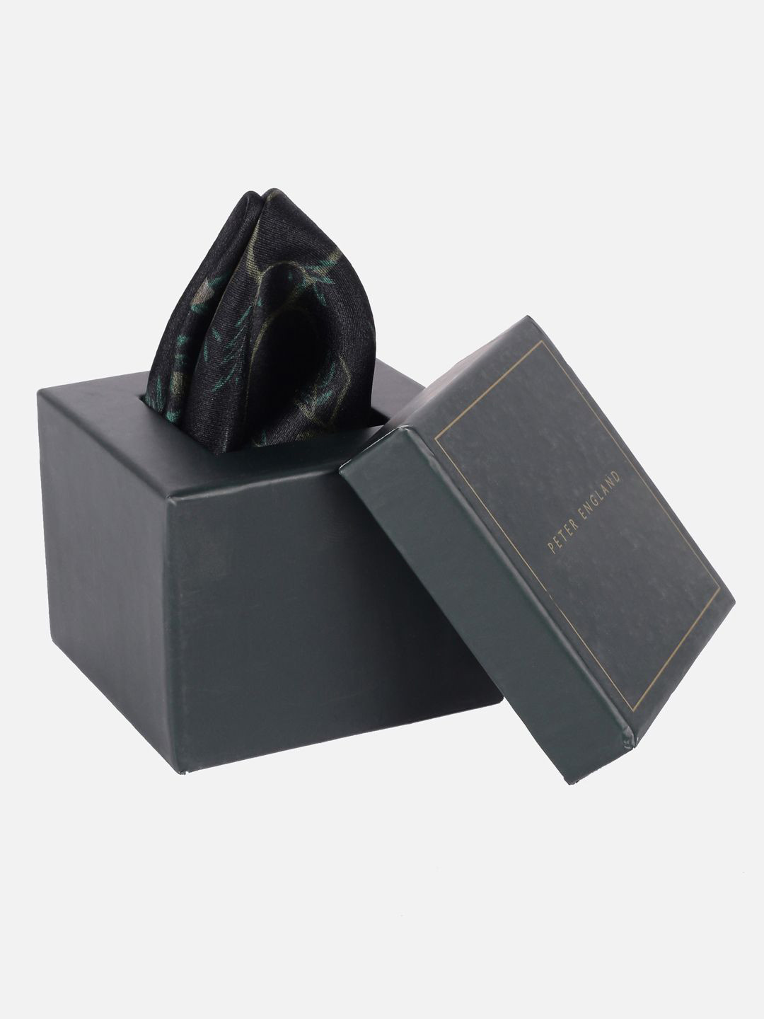Peter England Men Printed Pocket Square Accessory Gift Set Comes with a box
