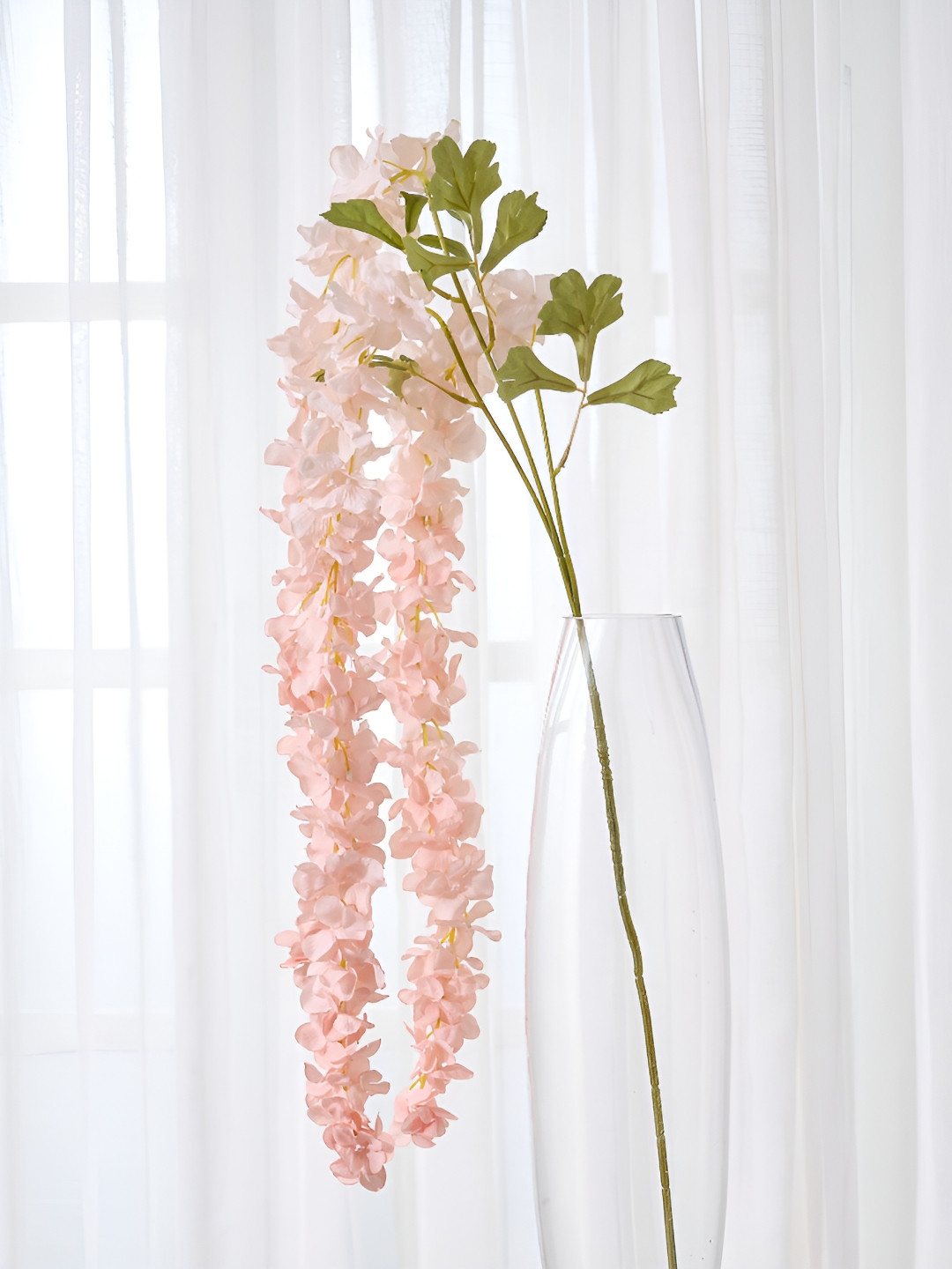 Home Centre Pink Hydrangea Artificial Flower 85 cm