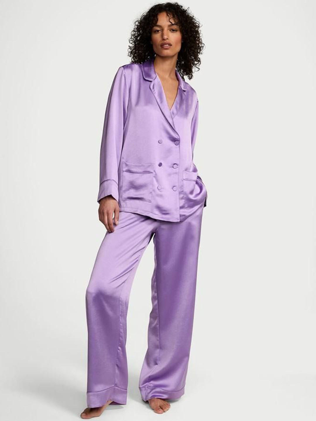 Victoria's Secret Women Long Sleeves Night suit