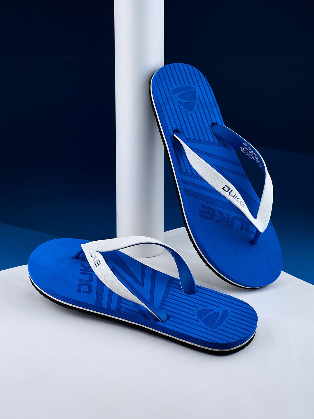 Duke Men Printed Thong Flip-Flops