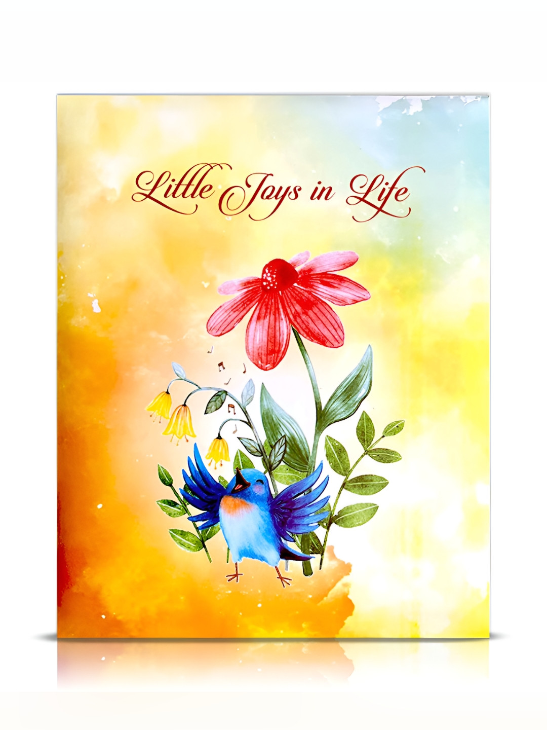 SEHAZ ARTWORKS Yellow & Red Printed Photo Album Book Holds With 152 Photos