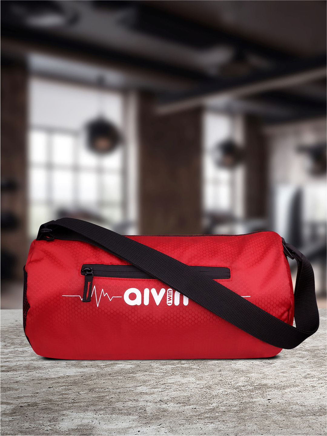 Aivin Printed Small Sports Or Gym Duffel Bag With Shoulder Straps - 13 L