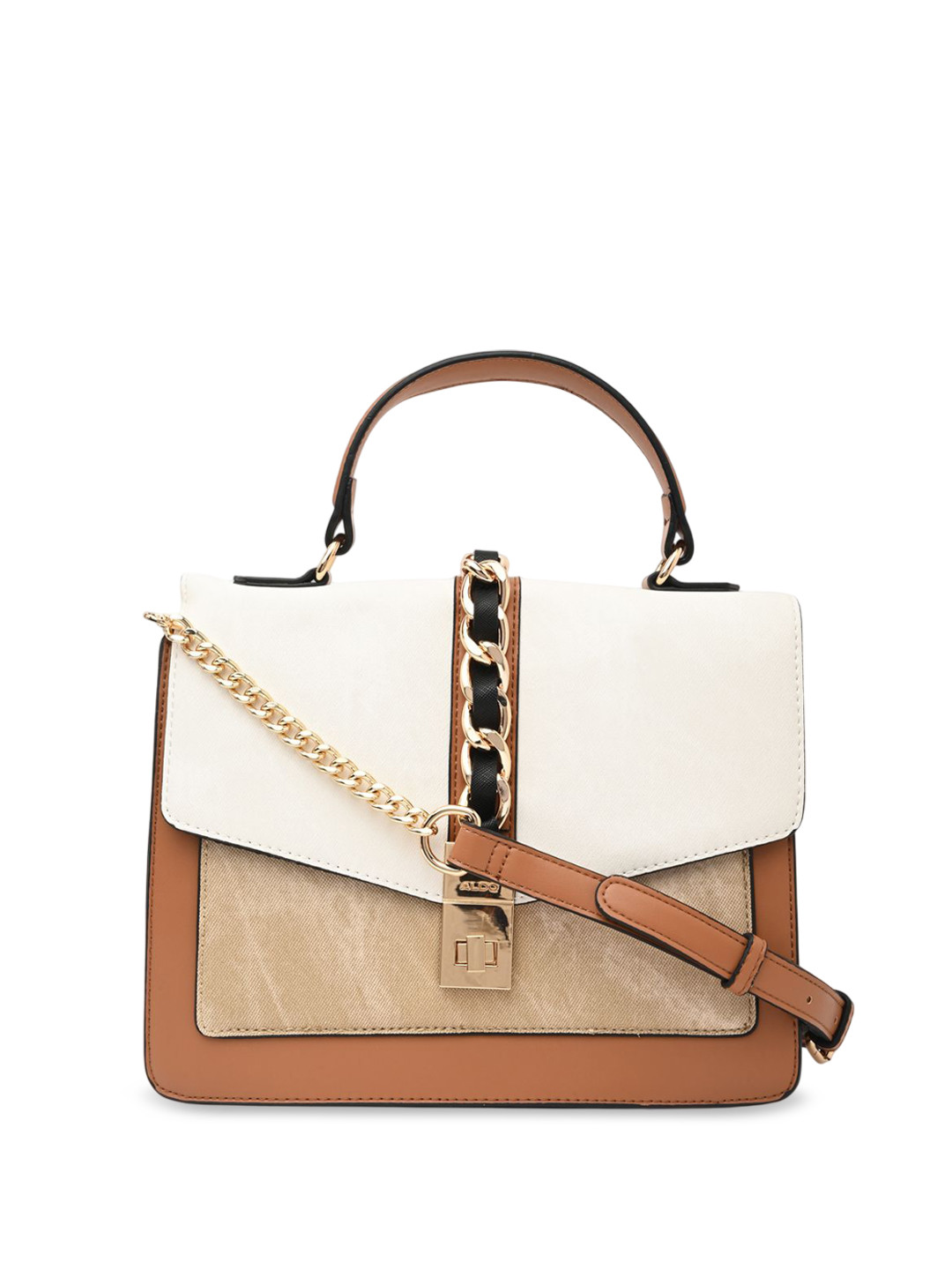 ALDO Women CONTAENNA Colourblocked Satchel Bag
