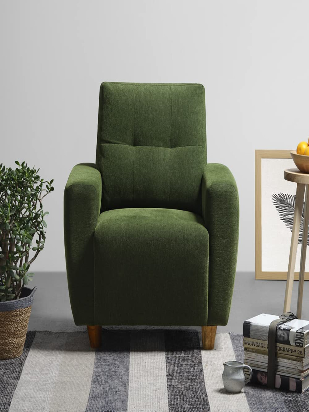 Sleepyhead Yolo 1 Seater Sofa Fabric Avocado Green