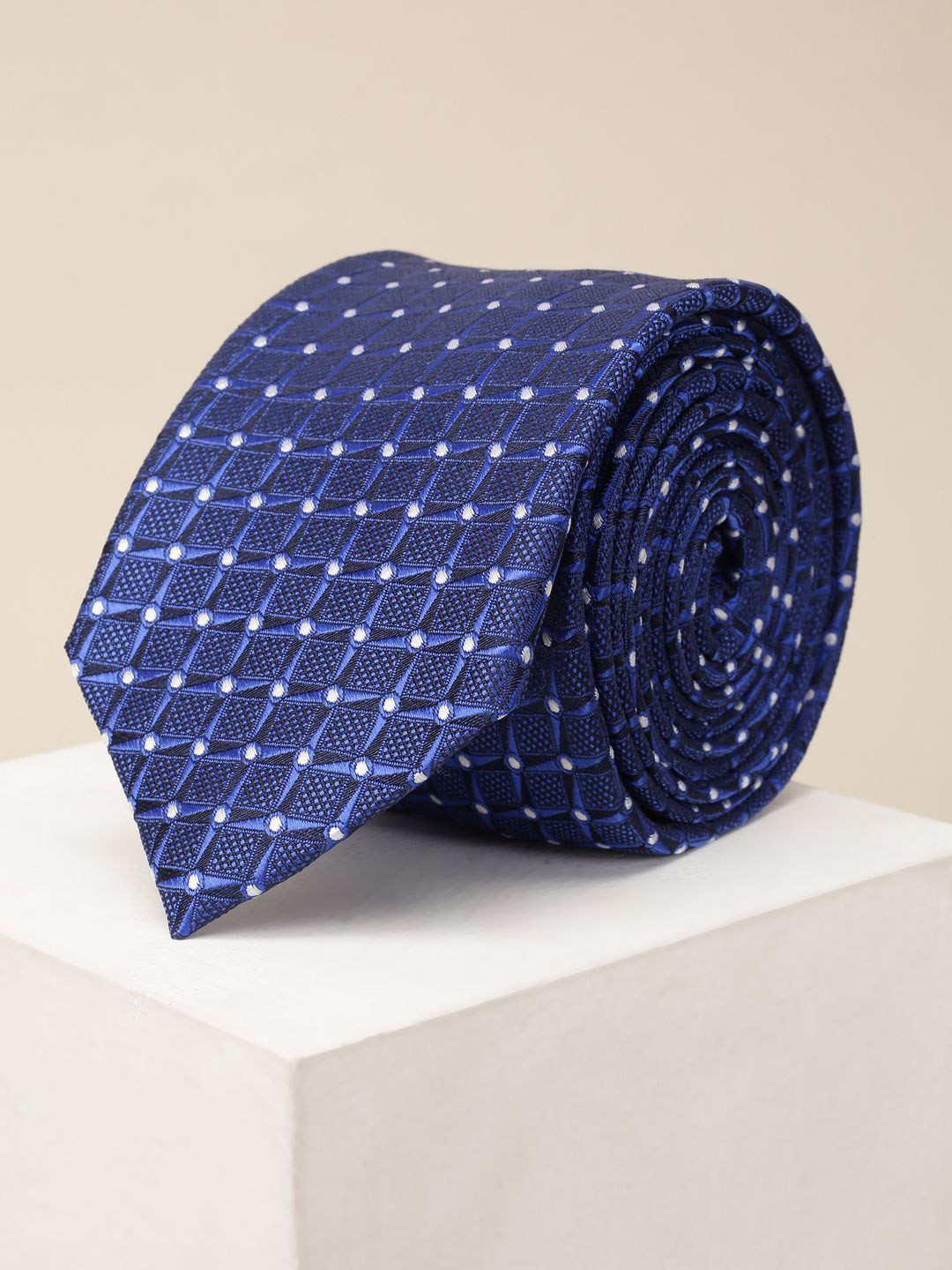 Louis Philippe Men Fashion Embroidered Ascort Tie