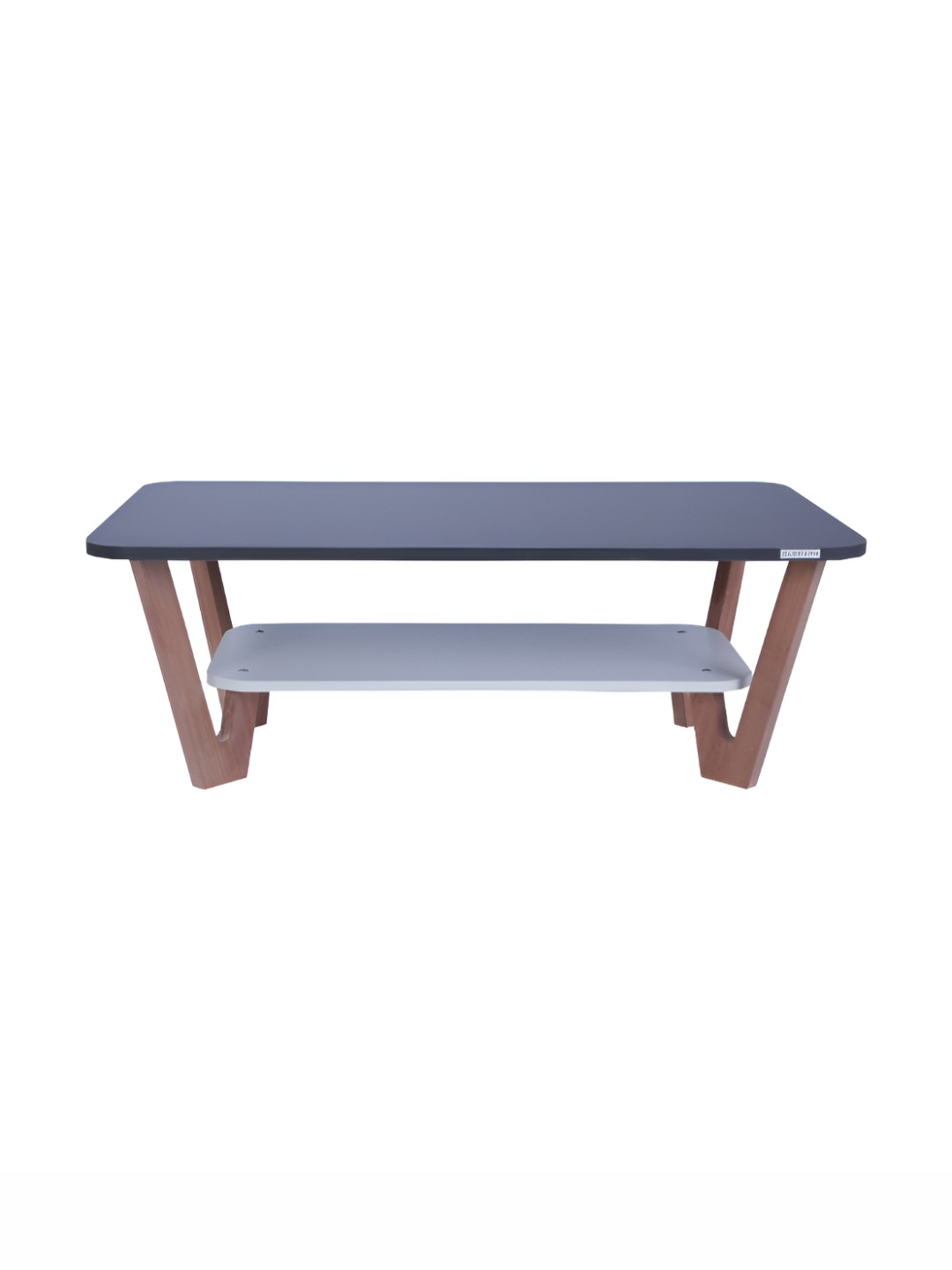 GUDSMITH Grey & Brown Textured Rectangle Coffee Table