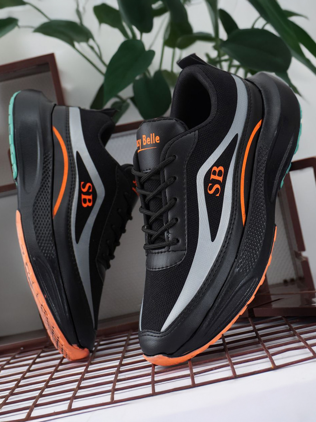 SAUCY BELLE Men Mesh Running Shoes