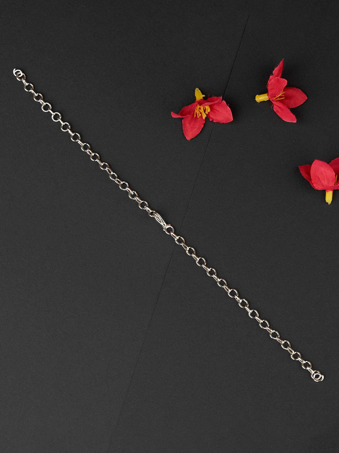 Sasitrends Silver-Plated Minimal Chain