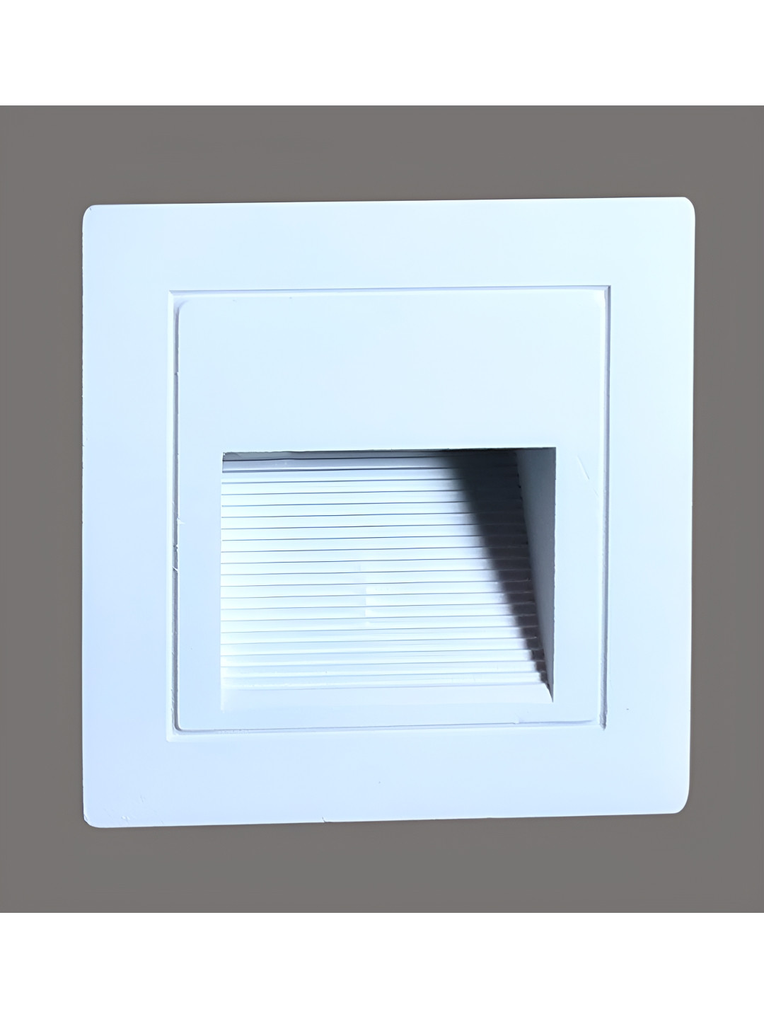 KINIS White & Black Acrylic Square Shaped Wall Lamp