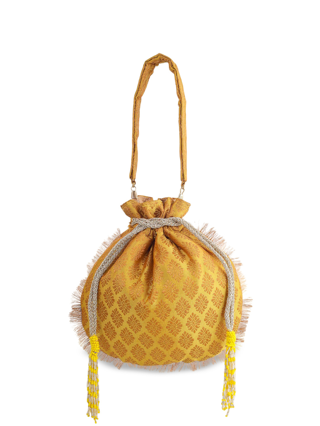 A Clutch Story Ethnic Printed Potli