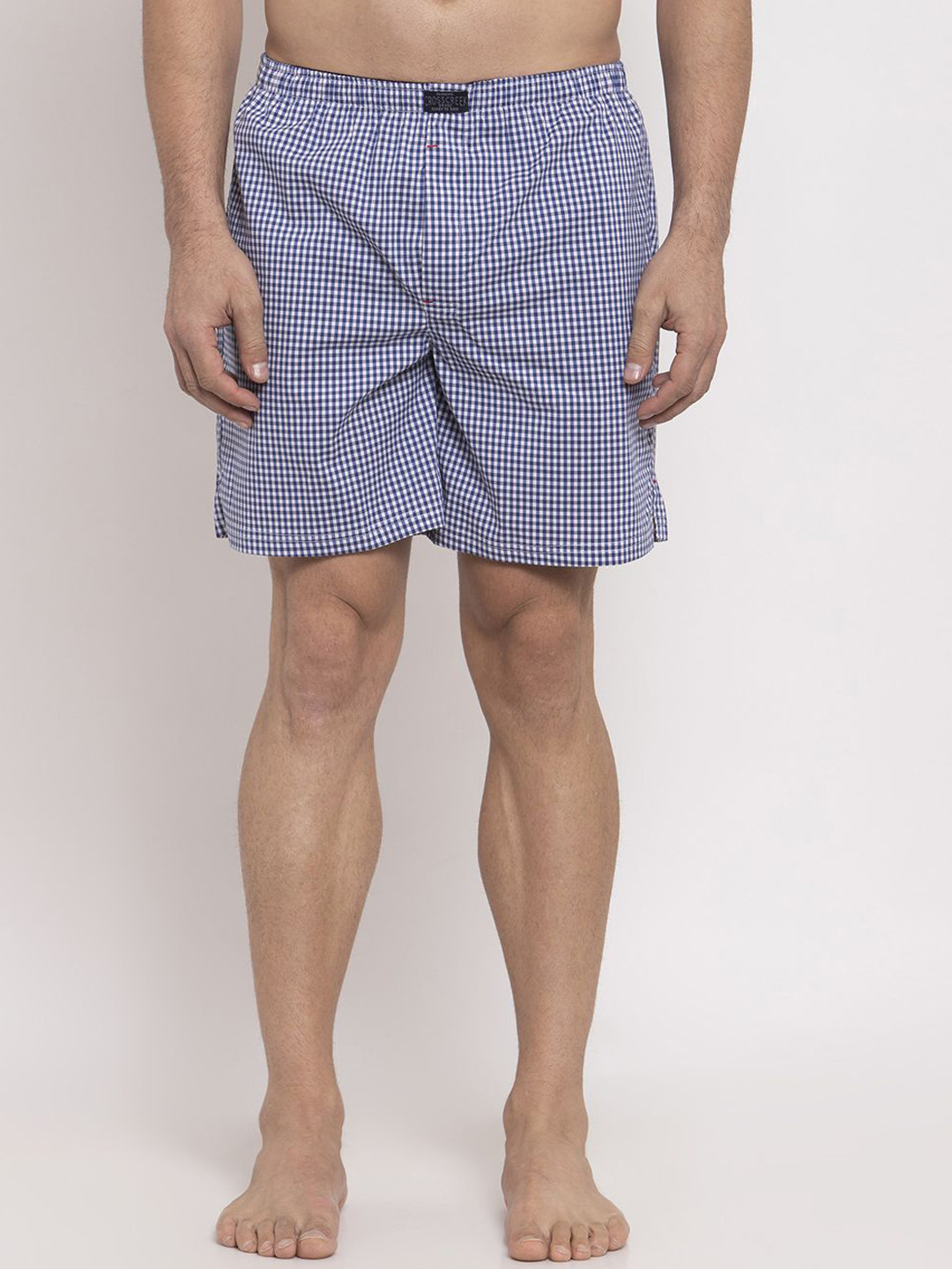 Crosscreek Checked Pure Cotton Boxer
