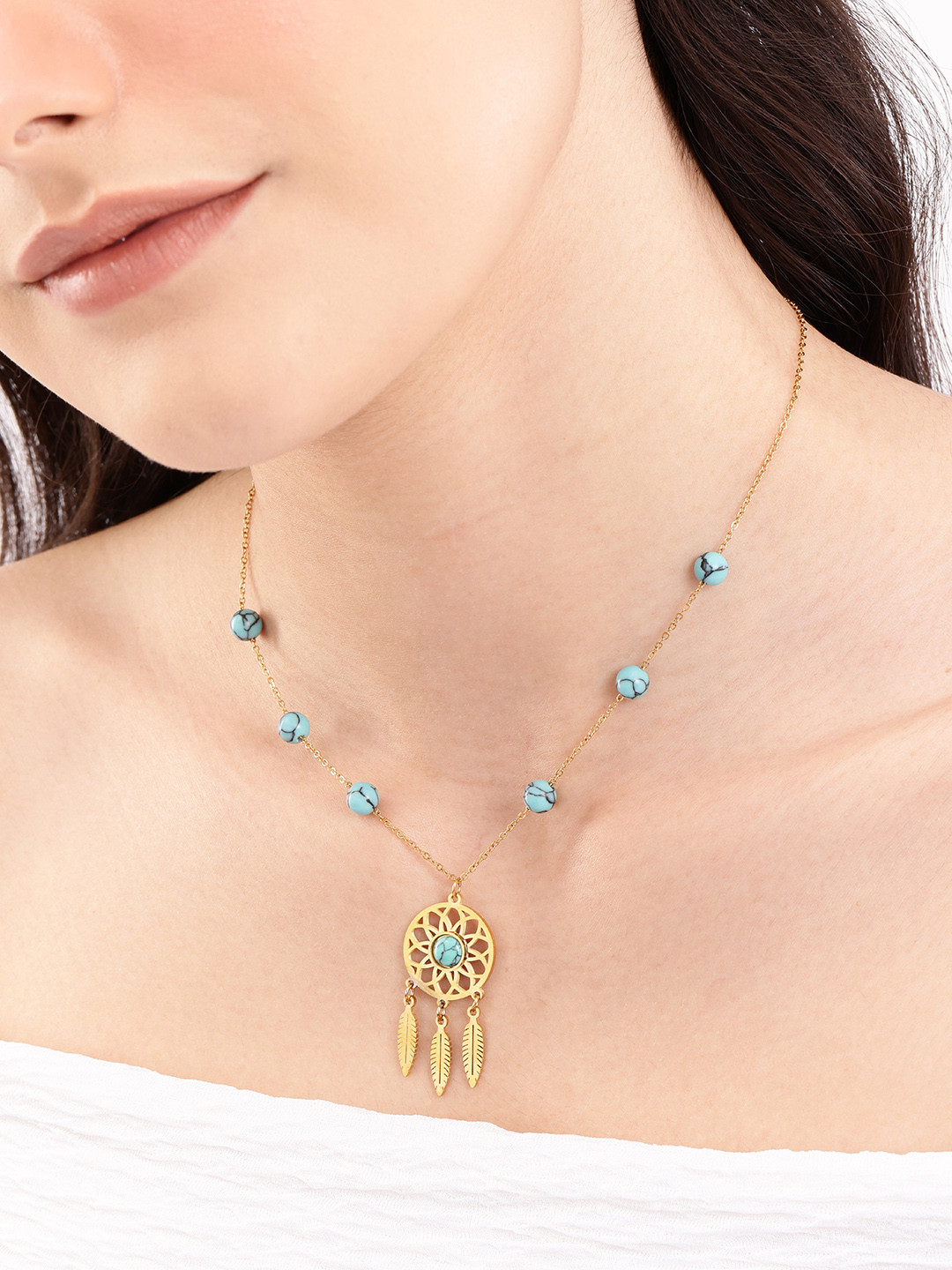 DressBerry Dream Catcher Design Beaded Chain