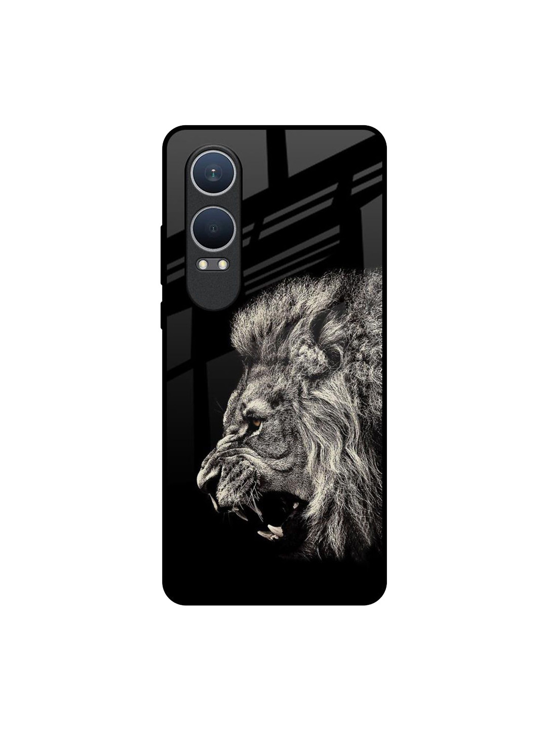 QRIOH Brave Lion OnePlus Nord CE4 Lite 5G Impact Resistant Back Case