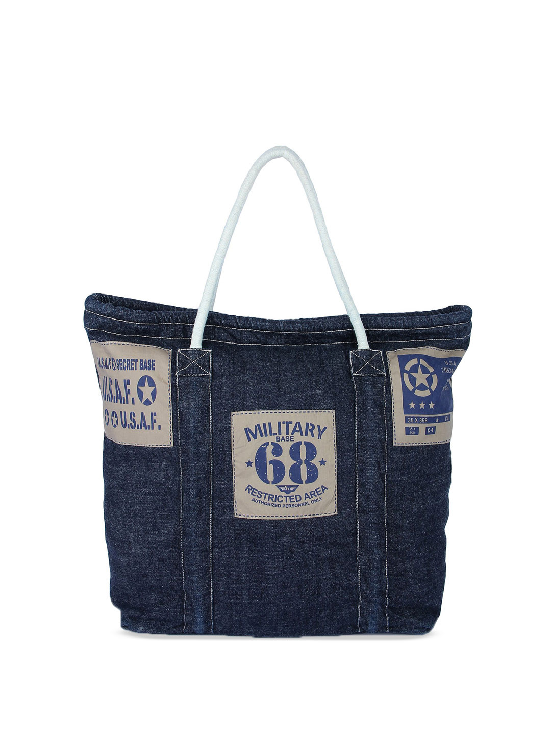 Pose india Oversized Shopper Shoulder Bag with Applique