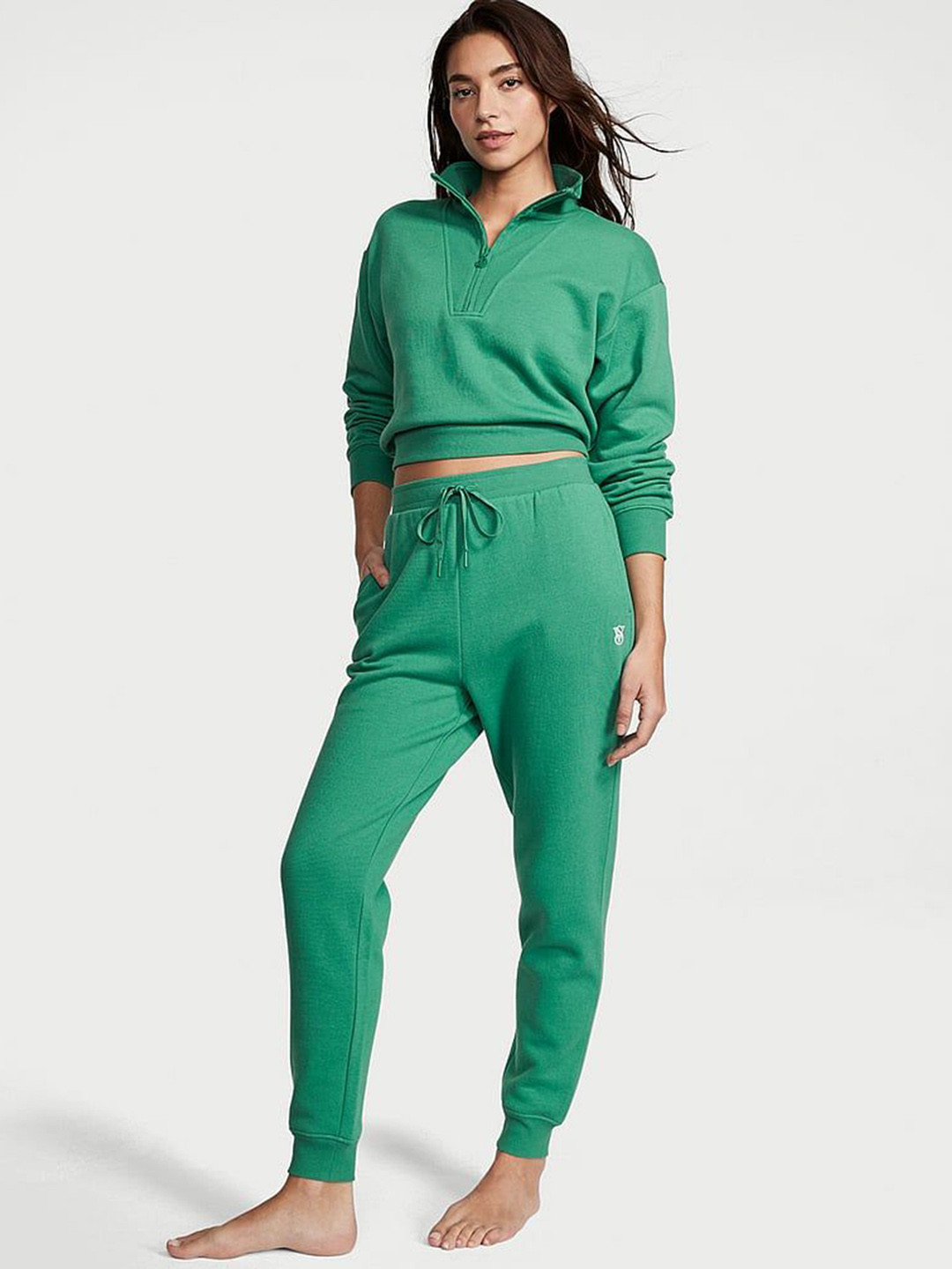 Victoria's Secret Women High-Rise Inner Elastic Jogger Lounge Pants