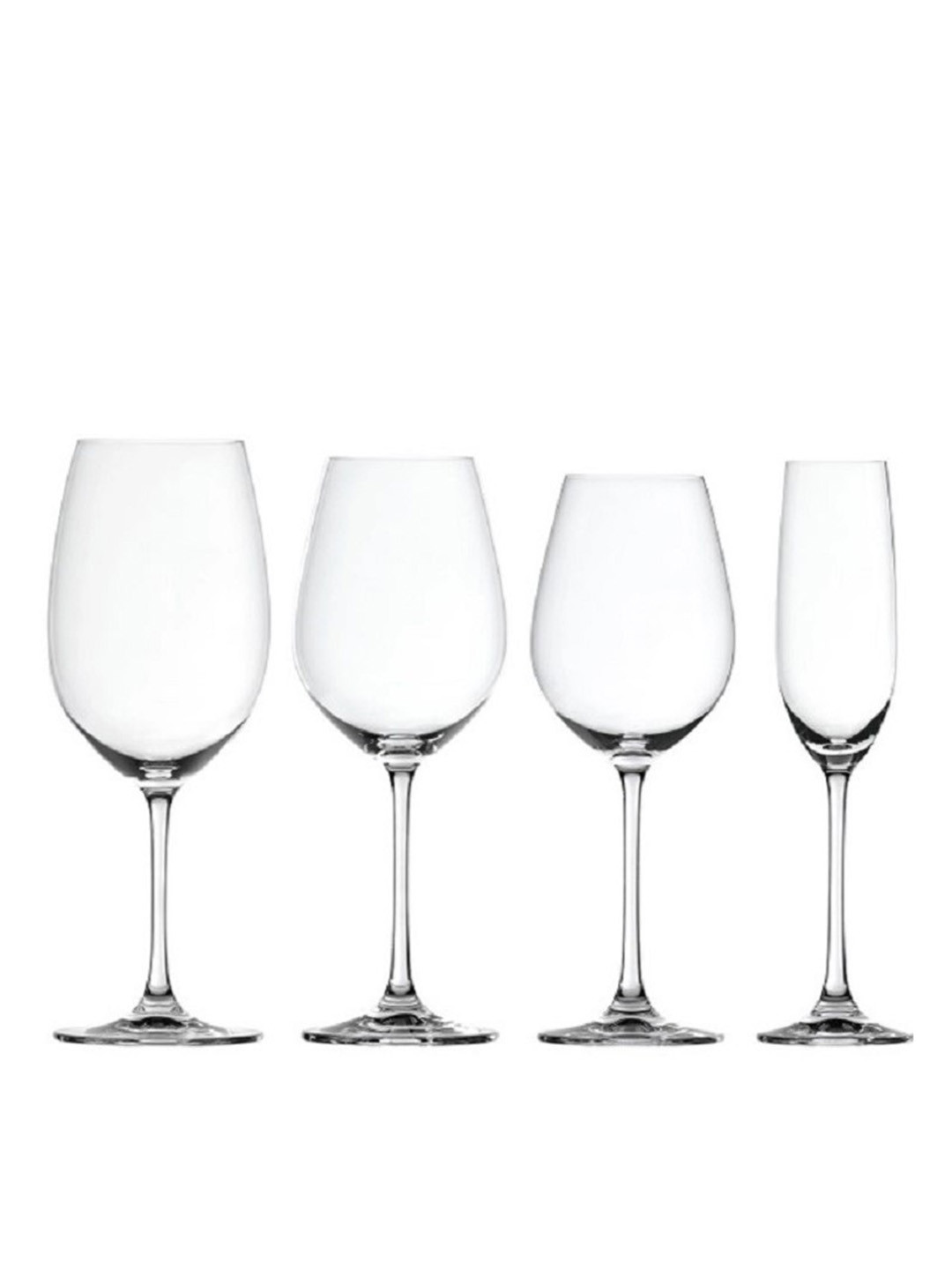 Nachtmann Spiegelau  Salute White Wine Glasses (Set Of 4) Clear