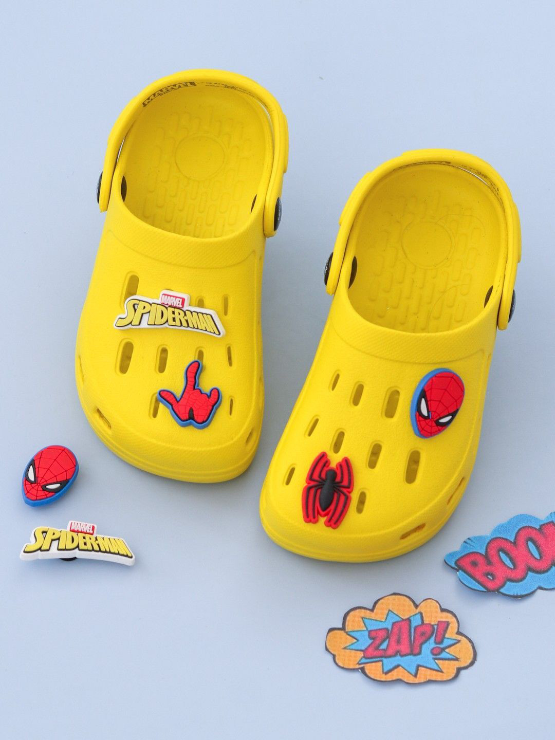 Yellow Bee Boys Marvel Spider-Man Clogs