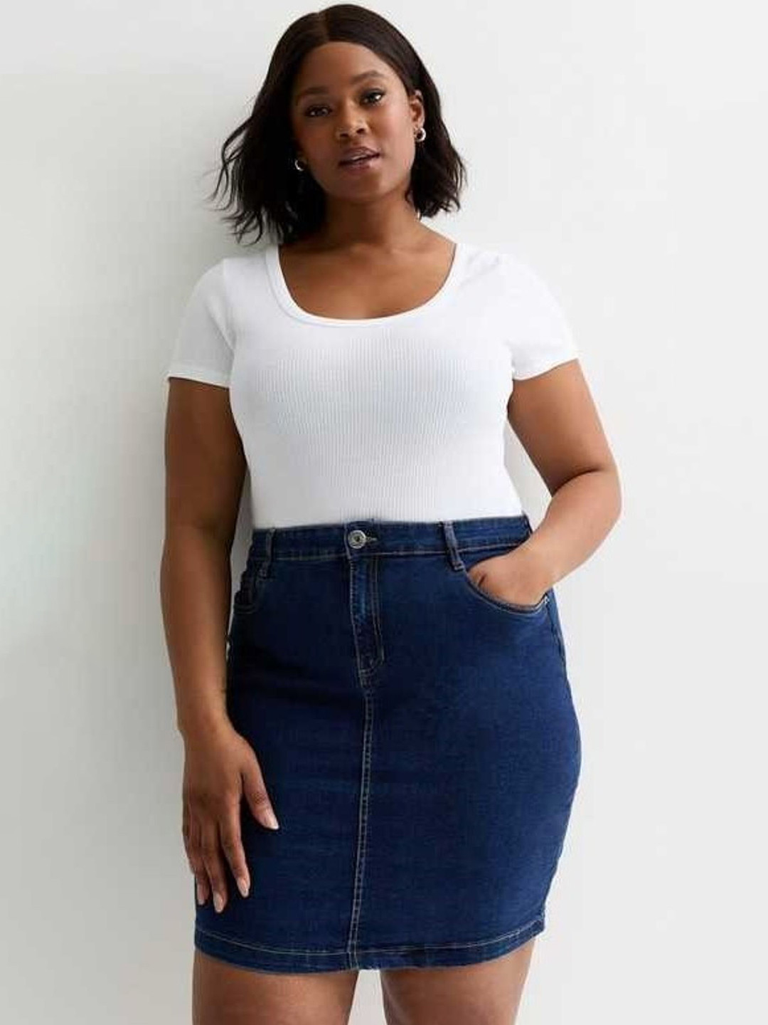 Tripursundari Fashion Women Buttoned Pencil Mini Skirt