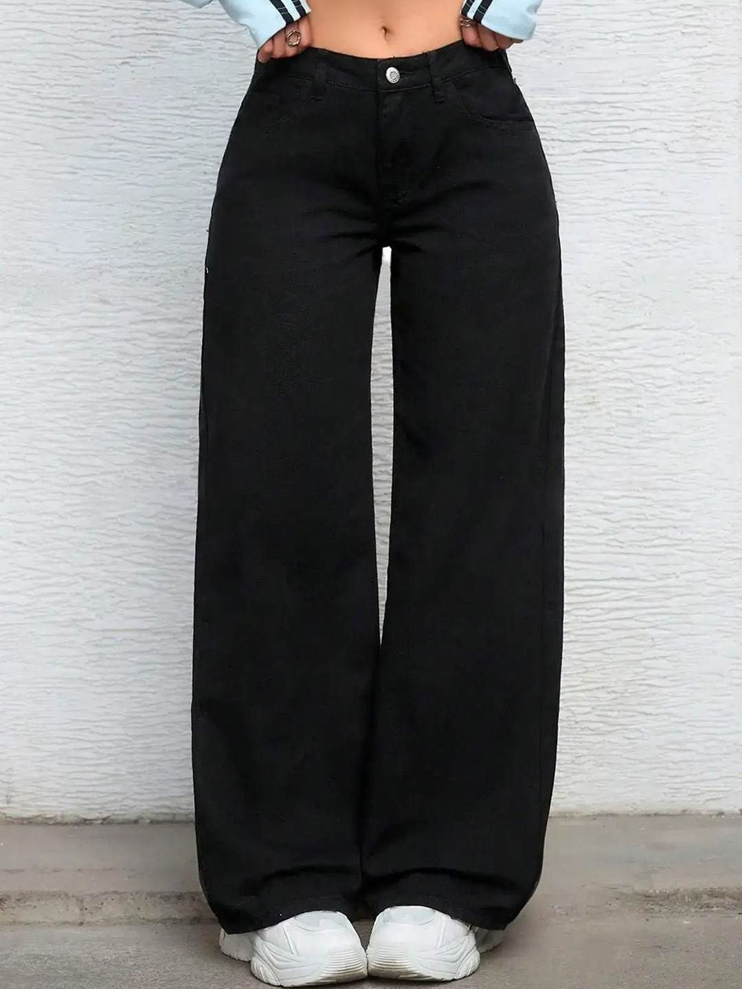 dolsia Women Flared High-Rise Stretchable Jeans