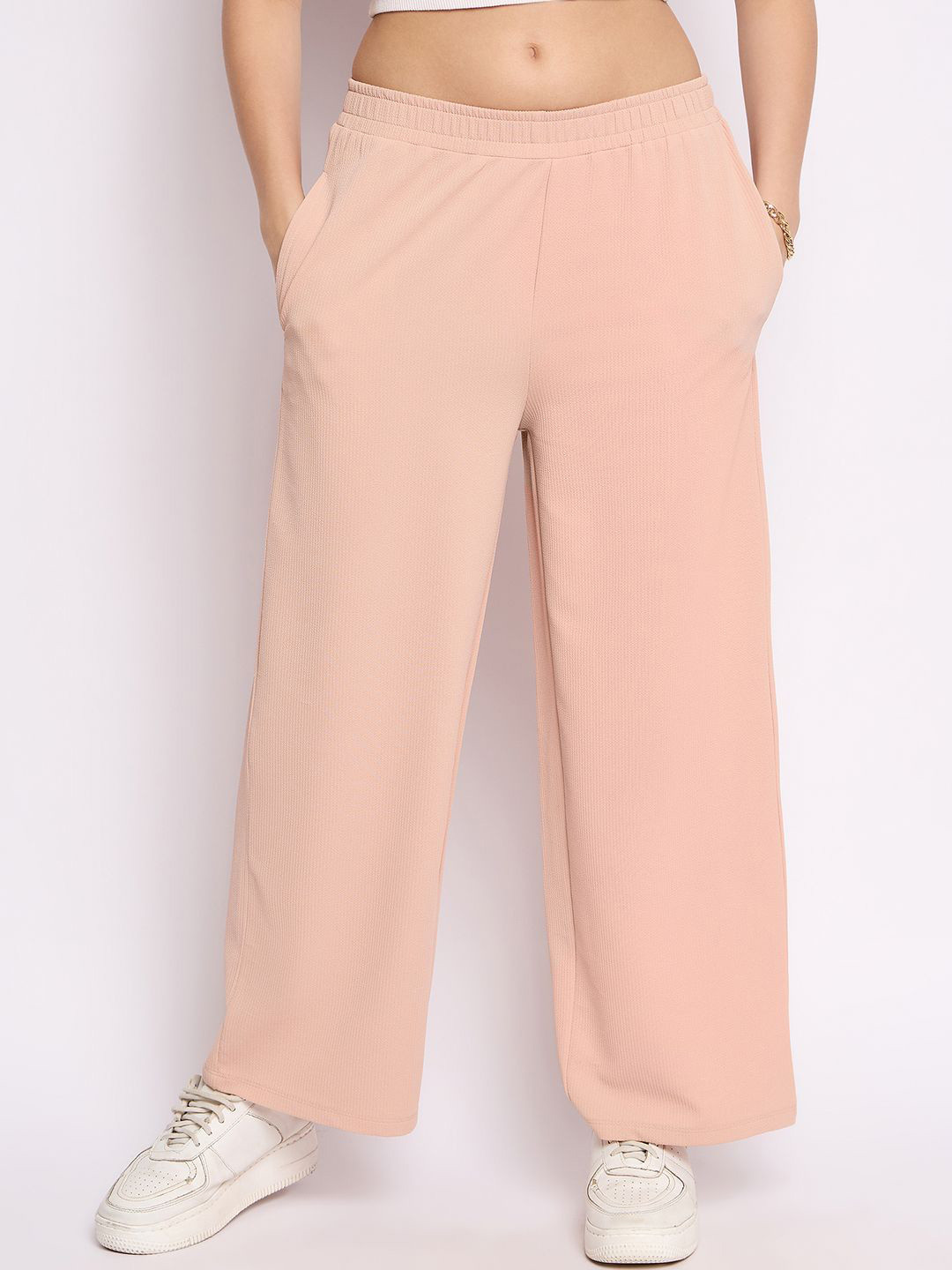 Camey Women Knitted Slip On Palazzos