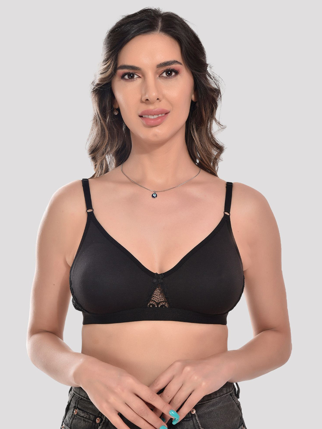 BODYFIGURE Full Coverage Non-Padded Non-Wired Cotton High Support Silmi T-shirt Bra