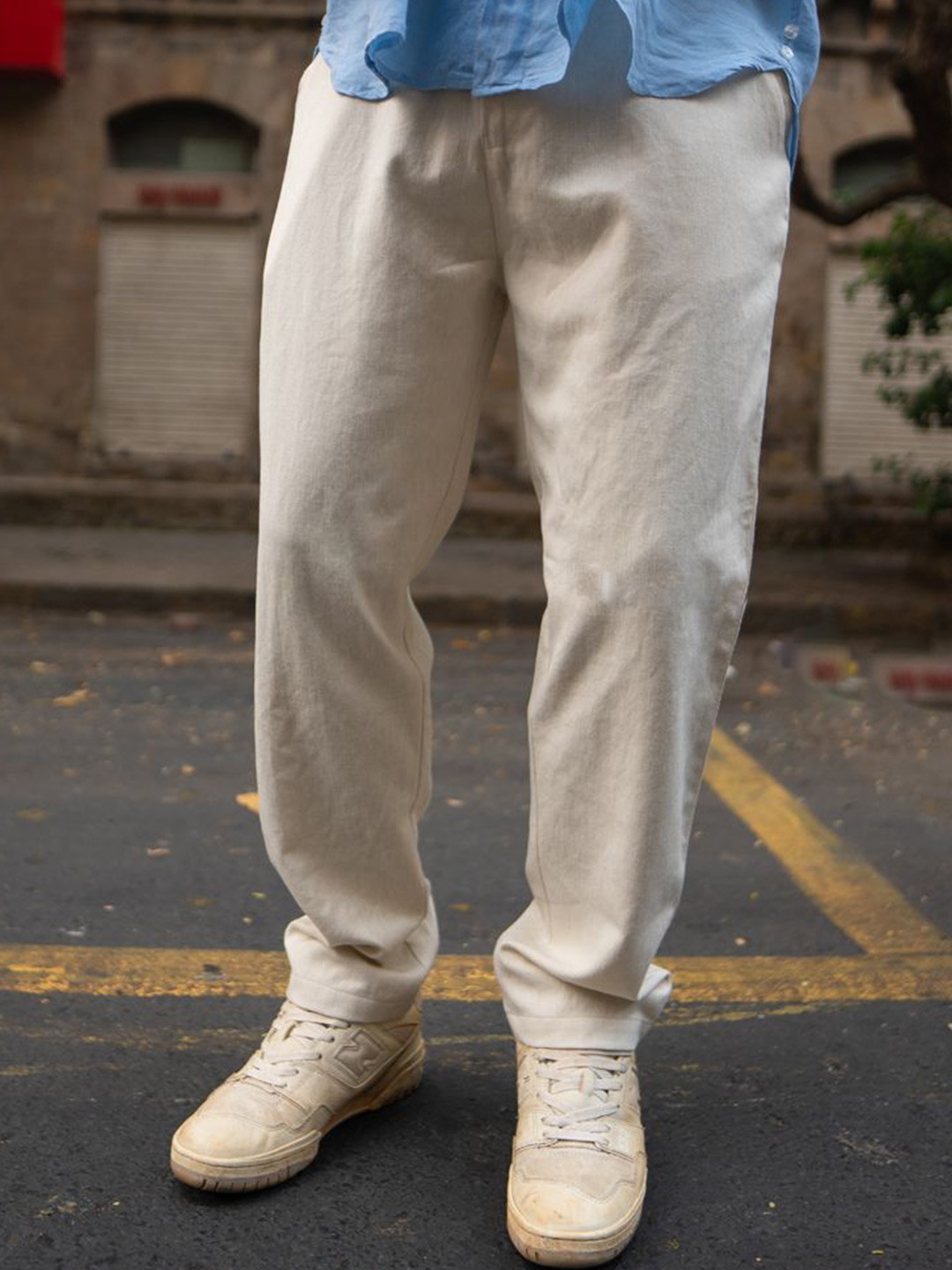 Powerlook Men Tofu Relaxed Fit Trouser