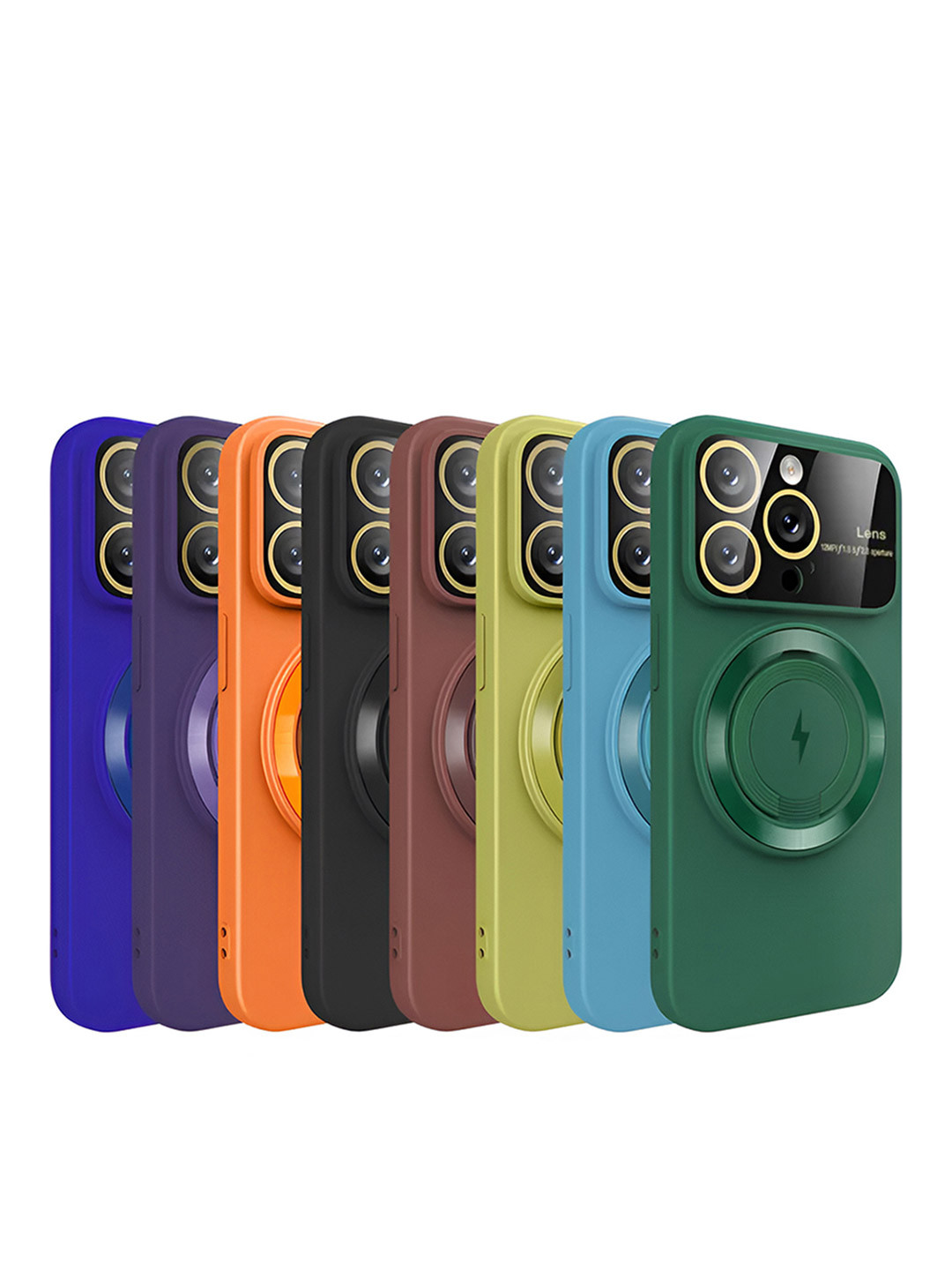 QRIOH Solid iPhone 14 Pro Back Case with Magsafe