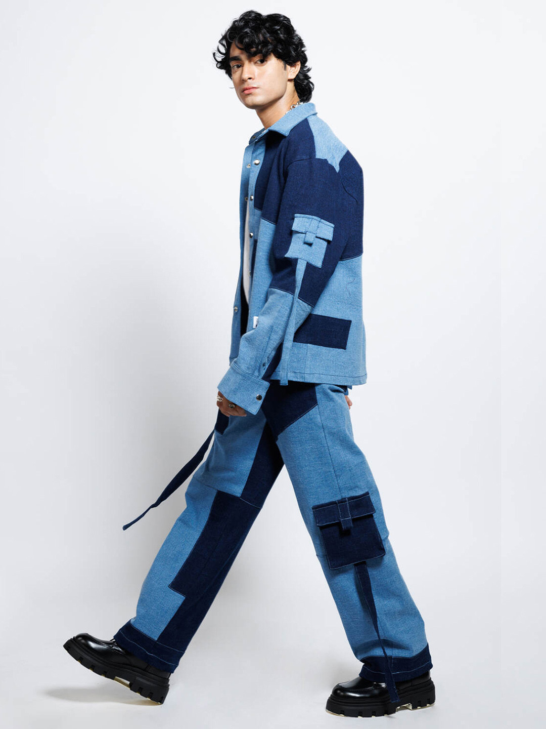 FIBONACCI Men Relaxed Straight Fit Trousers