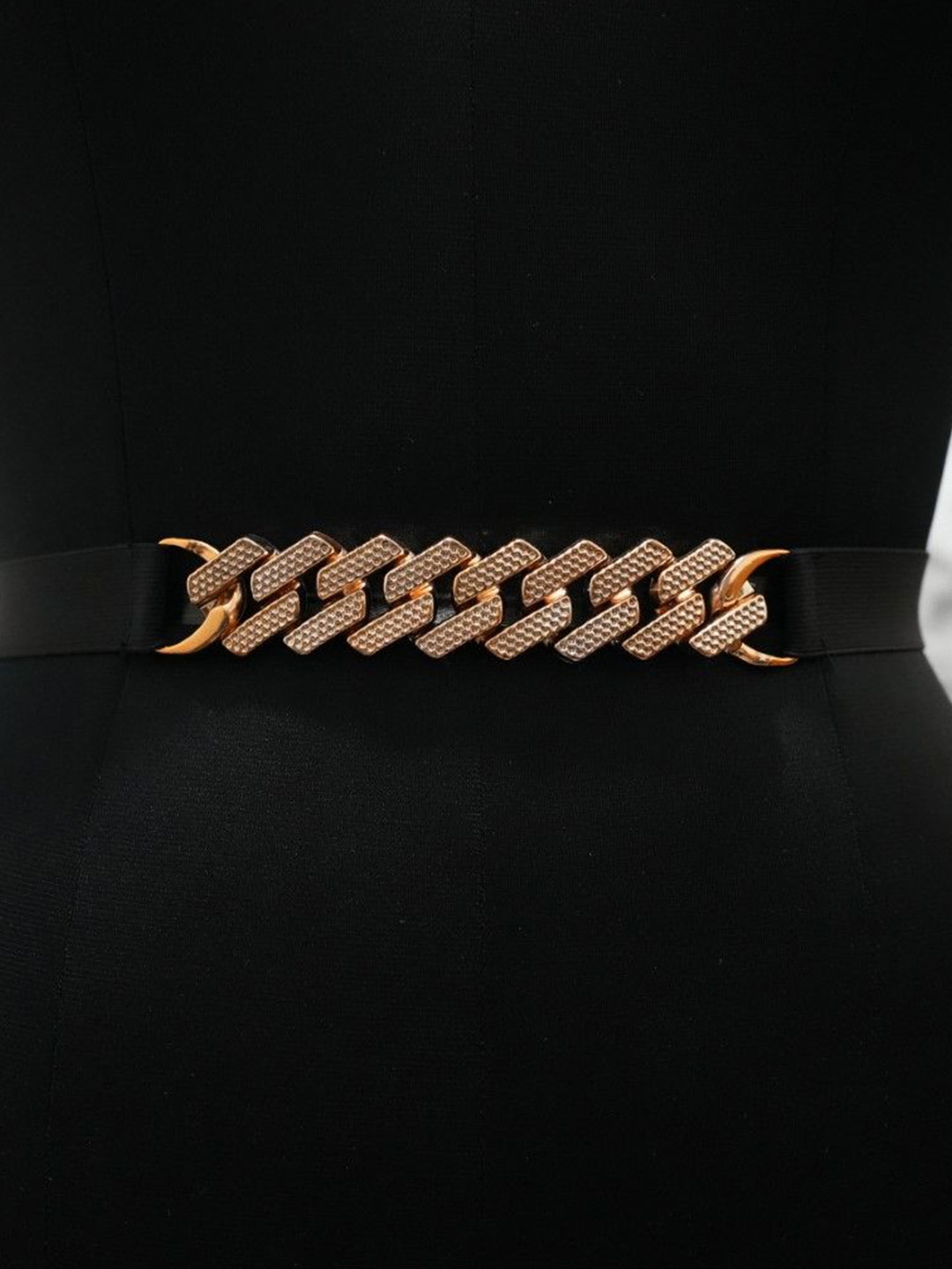 HAPANI FASHION Women Pack Of 2  Embellished Leather Belt