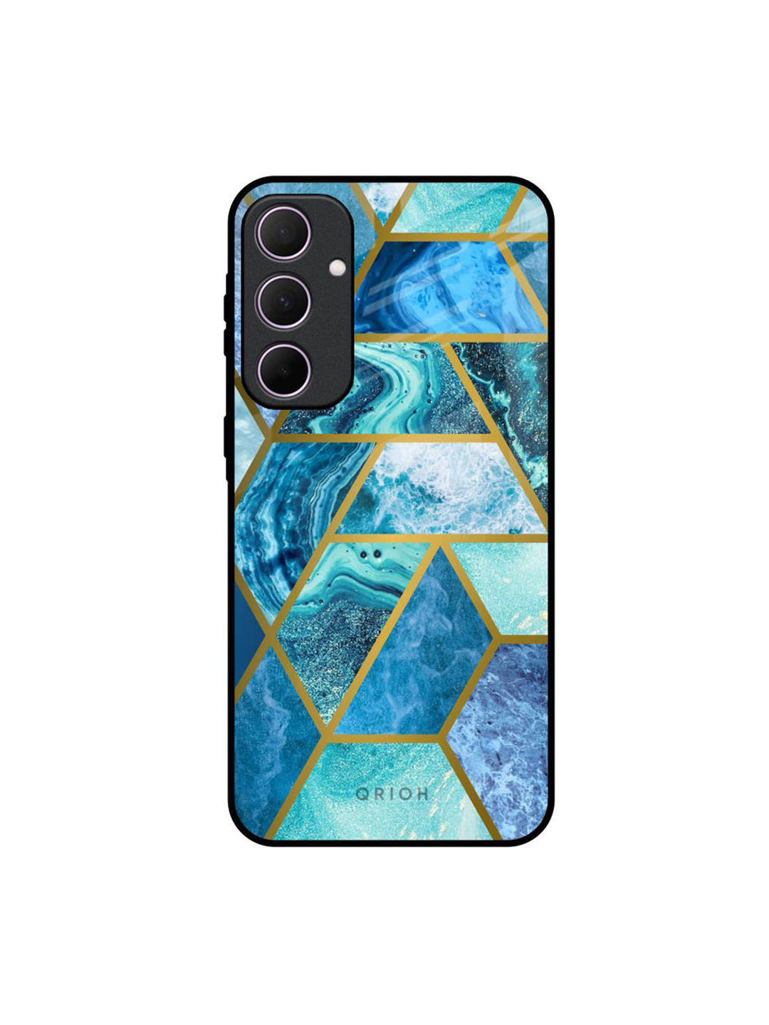 QRIOH Marble Real Samsung Galaxy A35 5G Impact Resistant Back Case