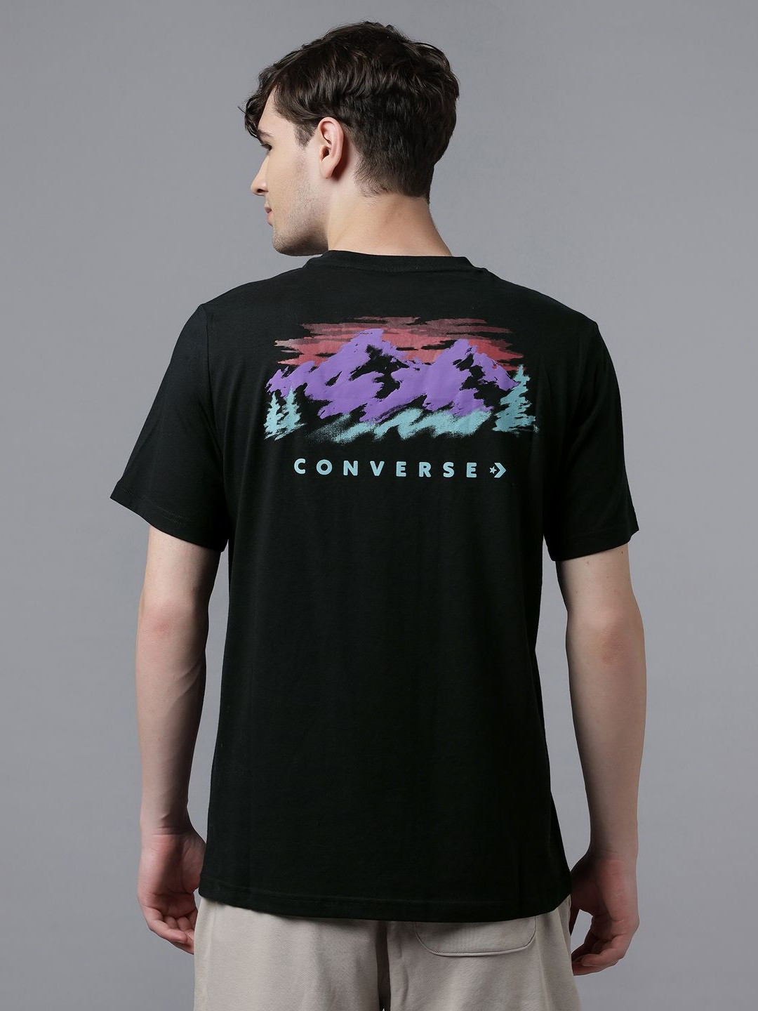 Converse Men Abstract Mountain T-Shirt