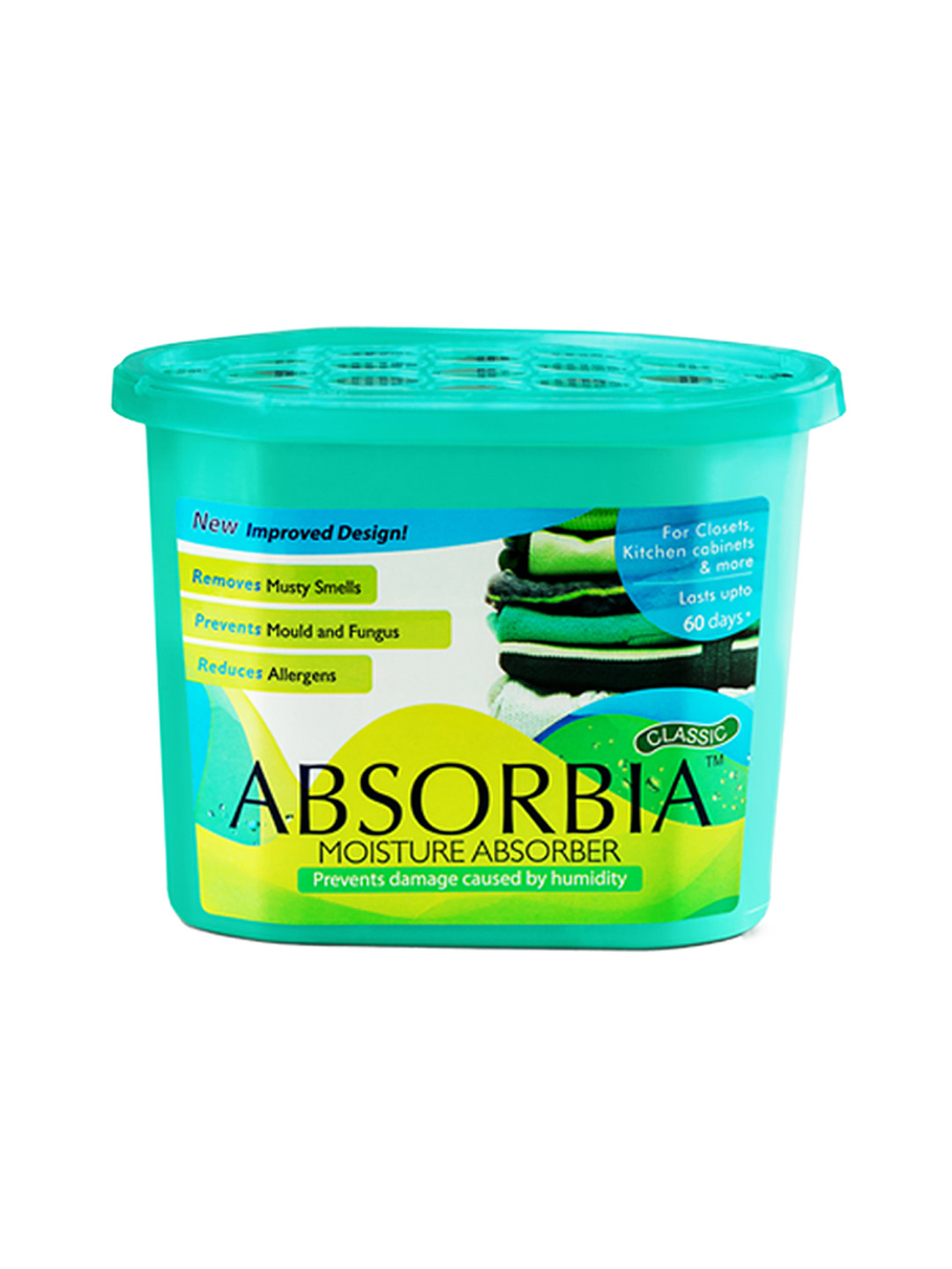 Absorbia Pack of 1 Moisture Absorber Dehumidifer Box 600 ML