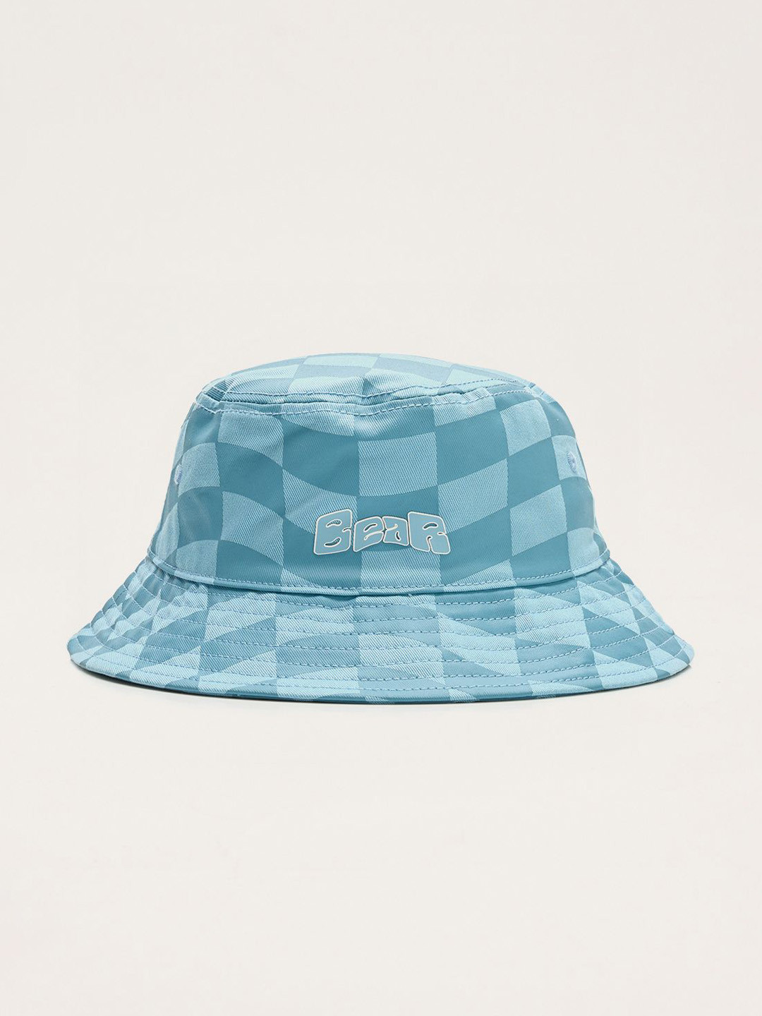 THE BEAR HOUSE Men Cotton Checked Bucket Hat