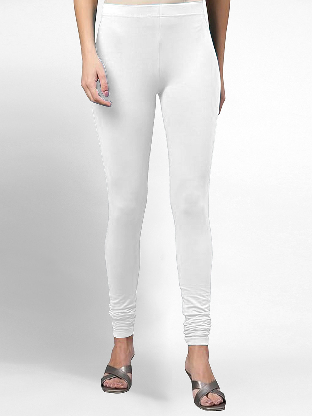 Trendmalls Women Super Combed Cotton Elastane Stretch Leggings with Ultrasoft Waistband