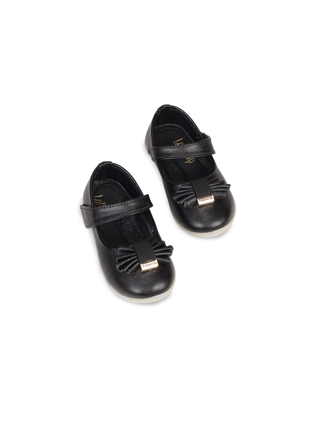 Lil Lollipop Girls Round Toe Mary Jane with Bows Flats
