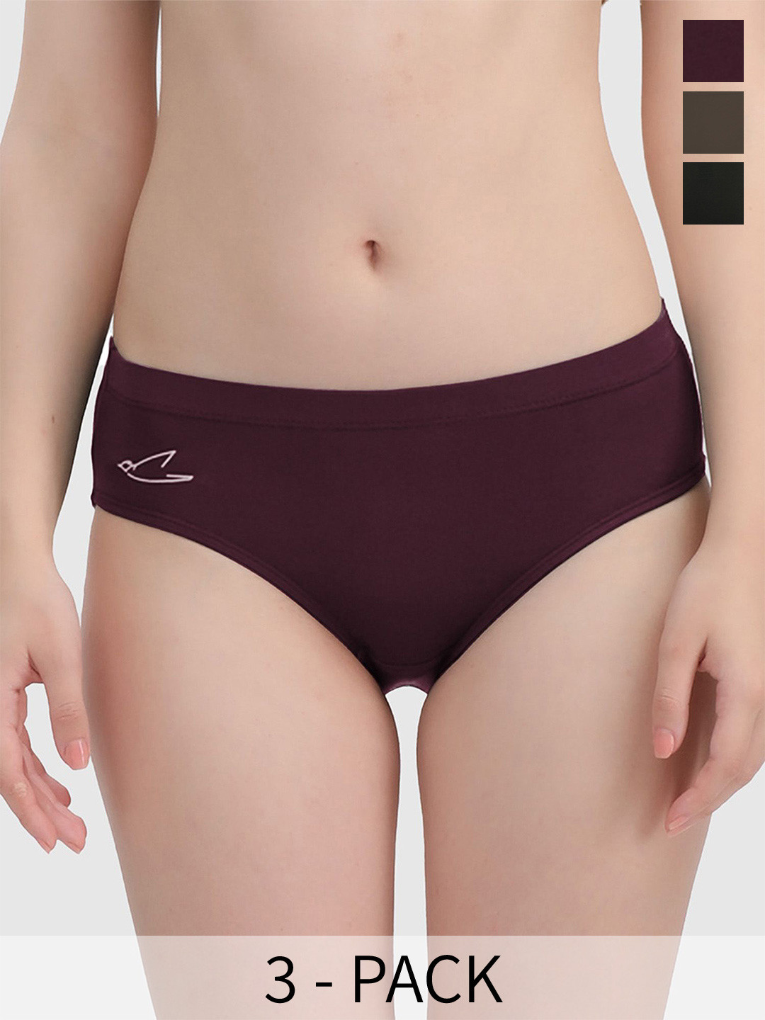 FREECULTR Stylish Hipster Trunks for Women | Everyday Comfort & Support  Pack of 3