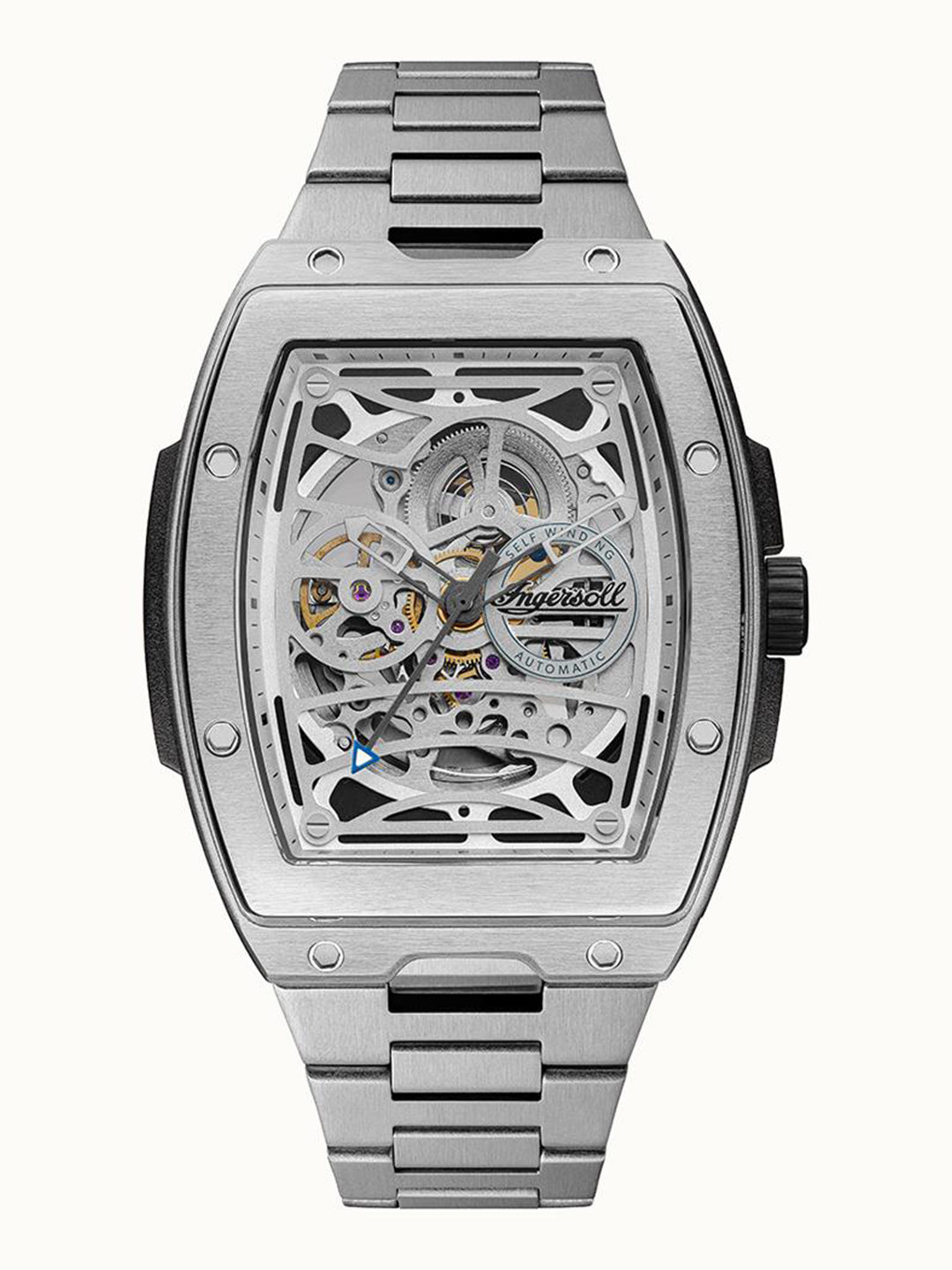 Ingersoll Men Skeleton Dial Reset Time Analogue Automatic Watch I12310