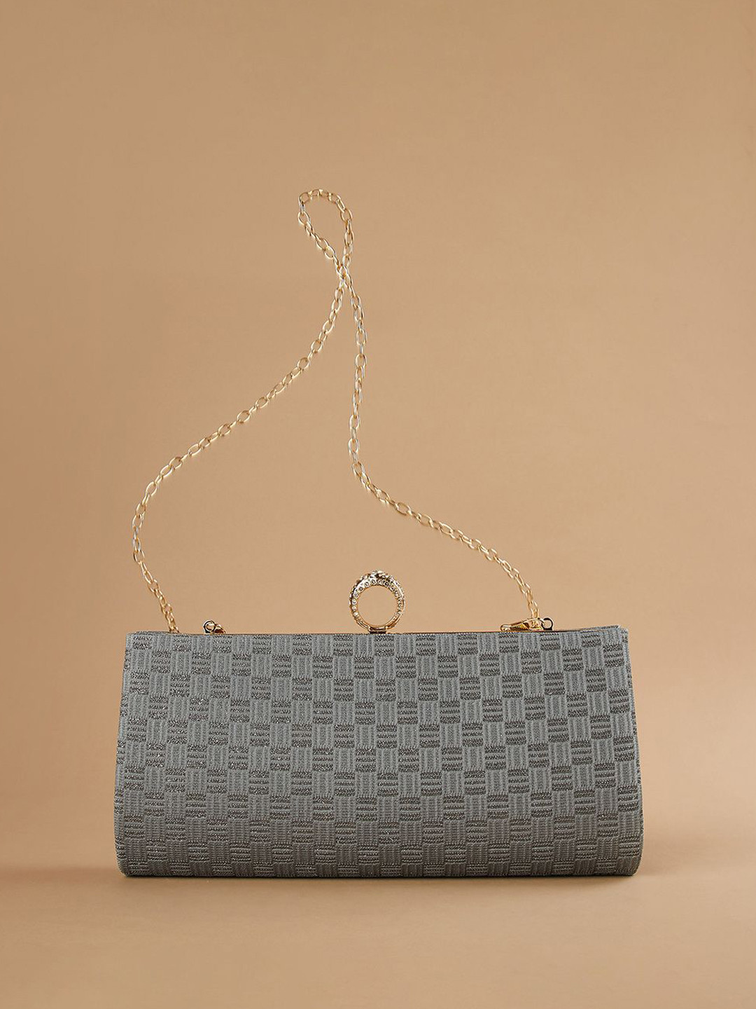 CODE by Lifestyle Textured Structured Handheld Bag