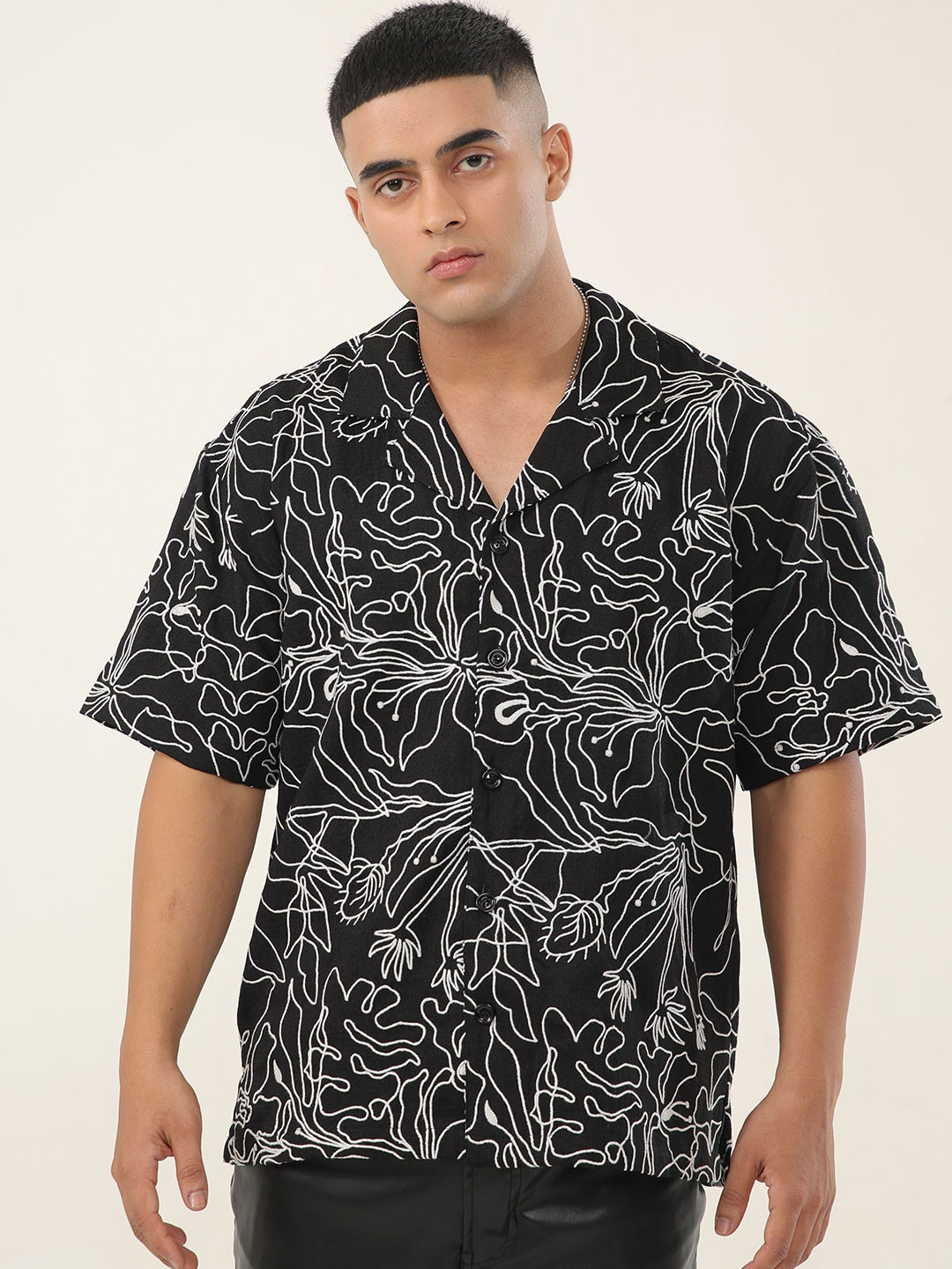 Big Bunny Floral Printed Shirt