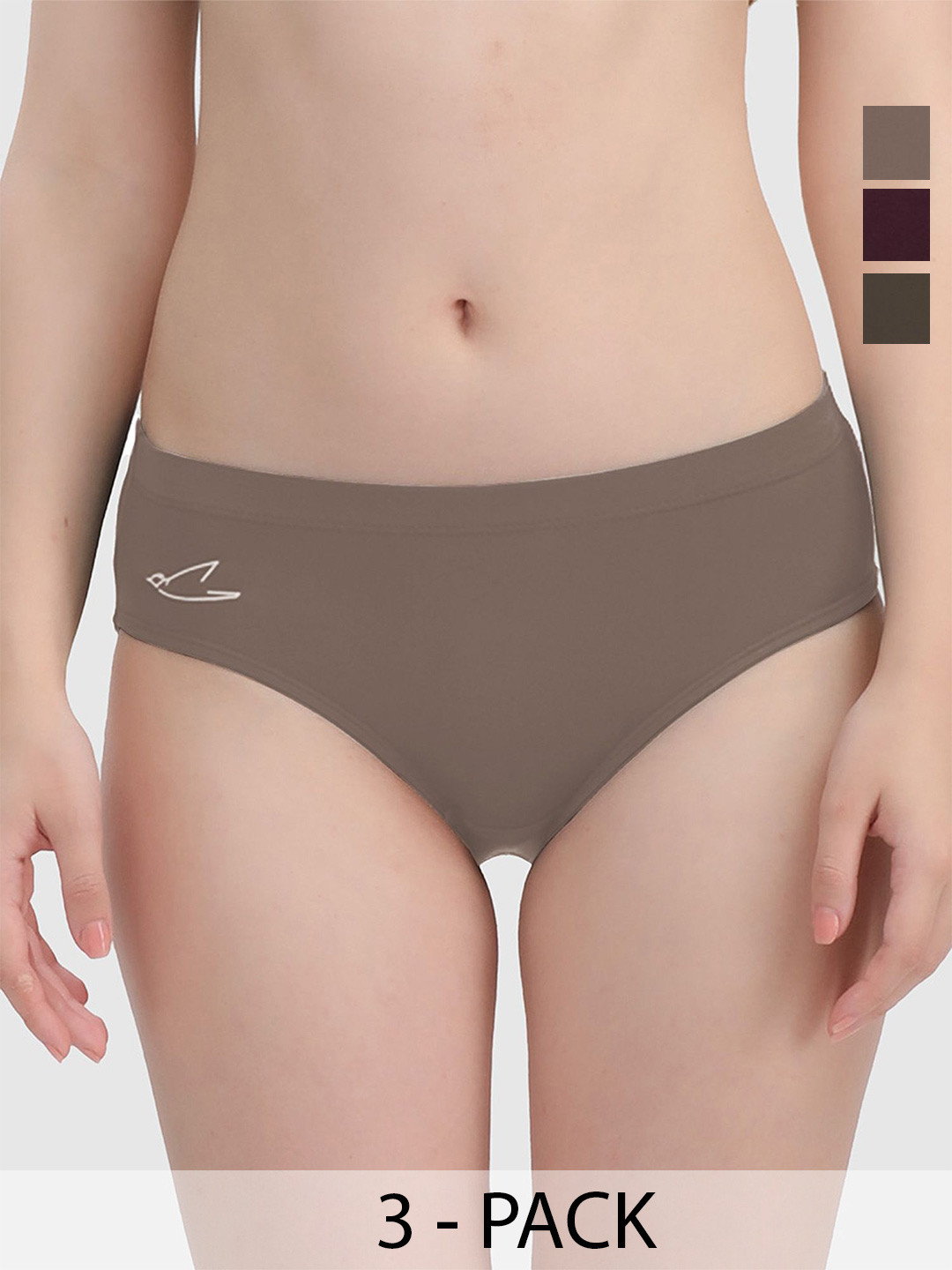 FREECULTR Women Stylish Hipster Trunks for Women Everyday Comfort & Support  Pack of 3