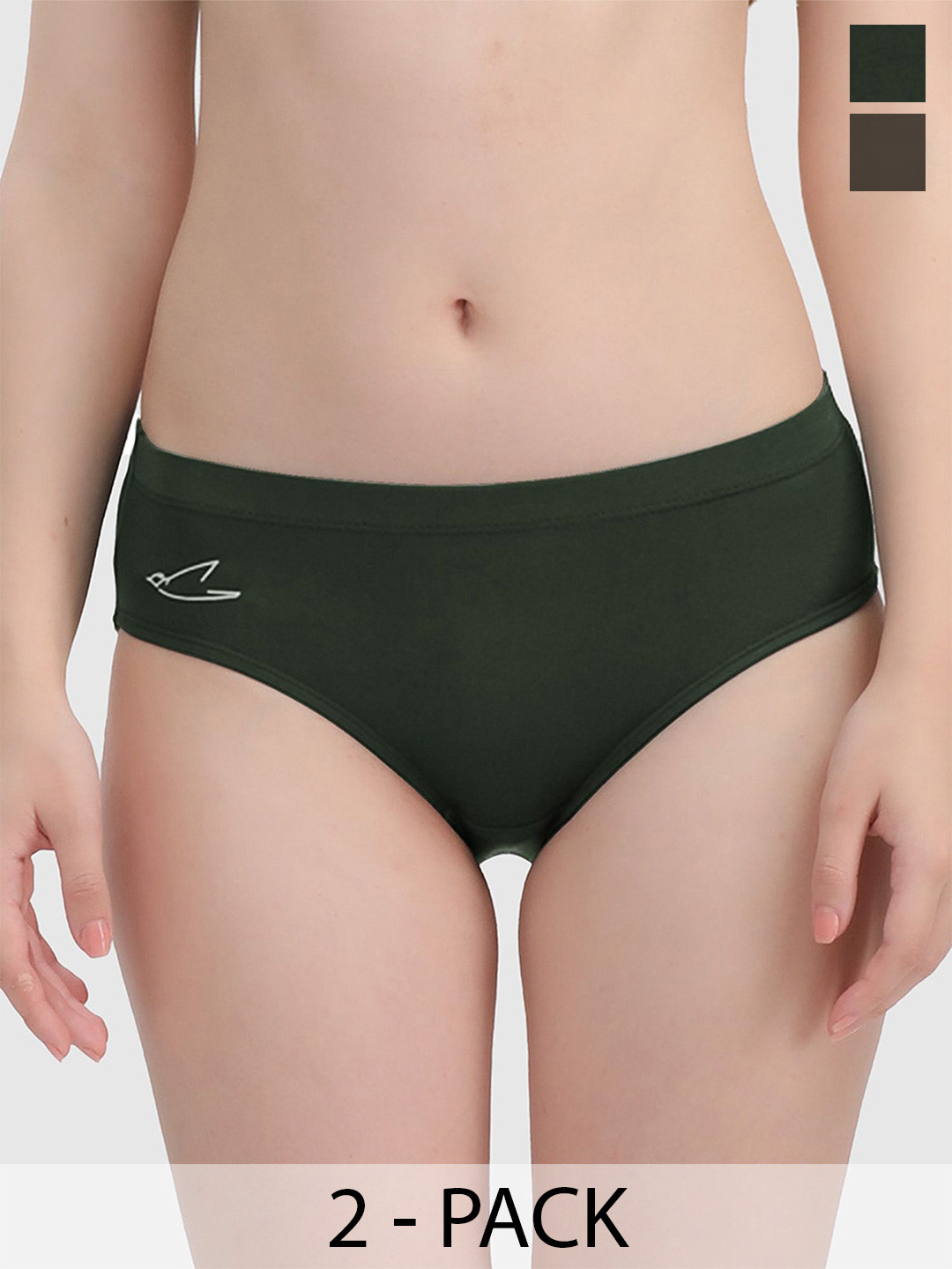 FREECULTR Premium Hipster Briefs for Women Snug Fit Pack of 2-FC-WMN-HPTR-AVG-PKN-02_S