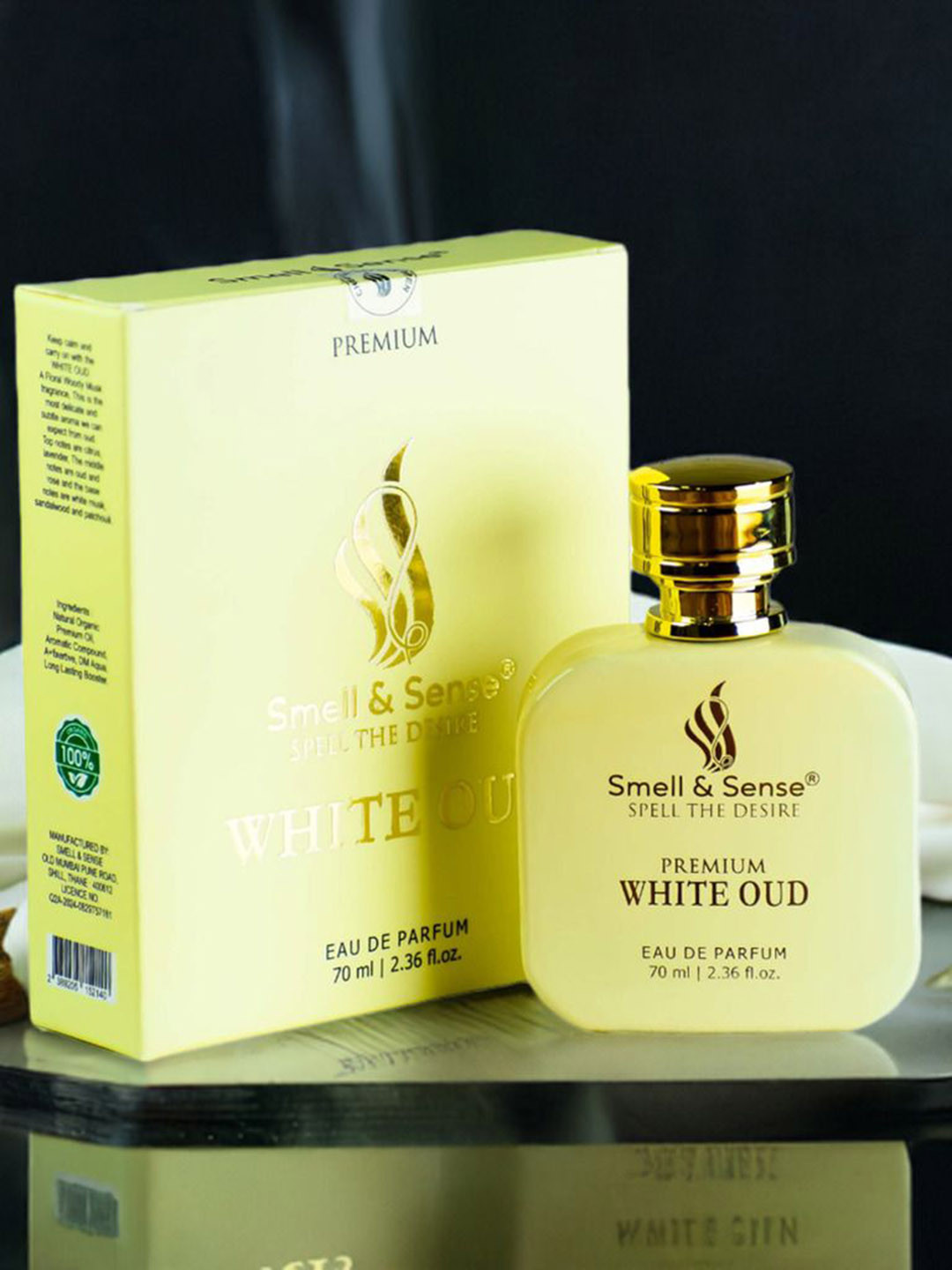 Smell & Sense White Oud Long Lasting Eau De Parfum- 70 ml