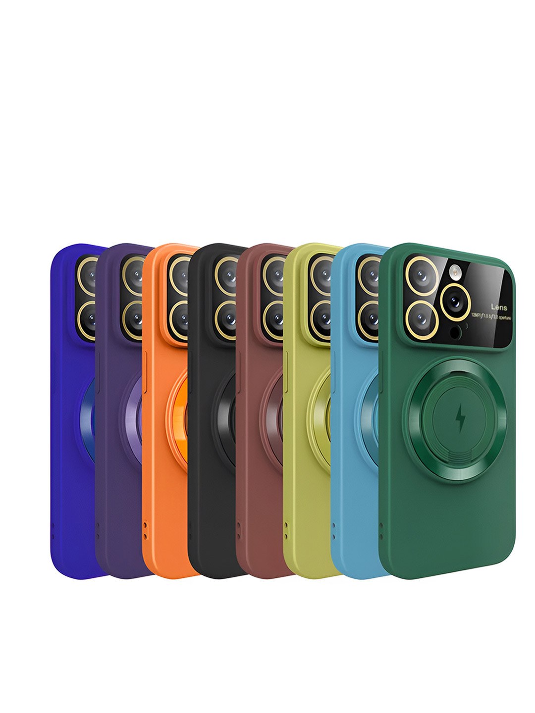 QRIOH Solid iPhone 15 Plus Back Case with Magsafe